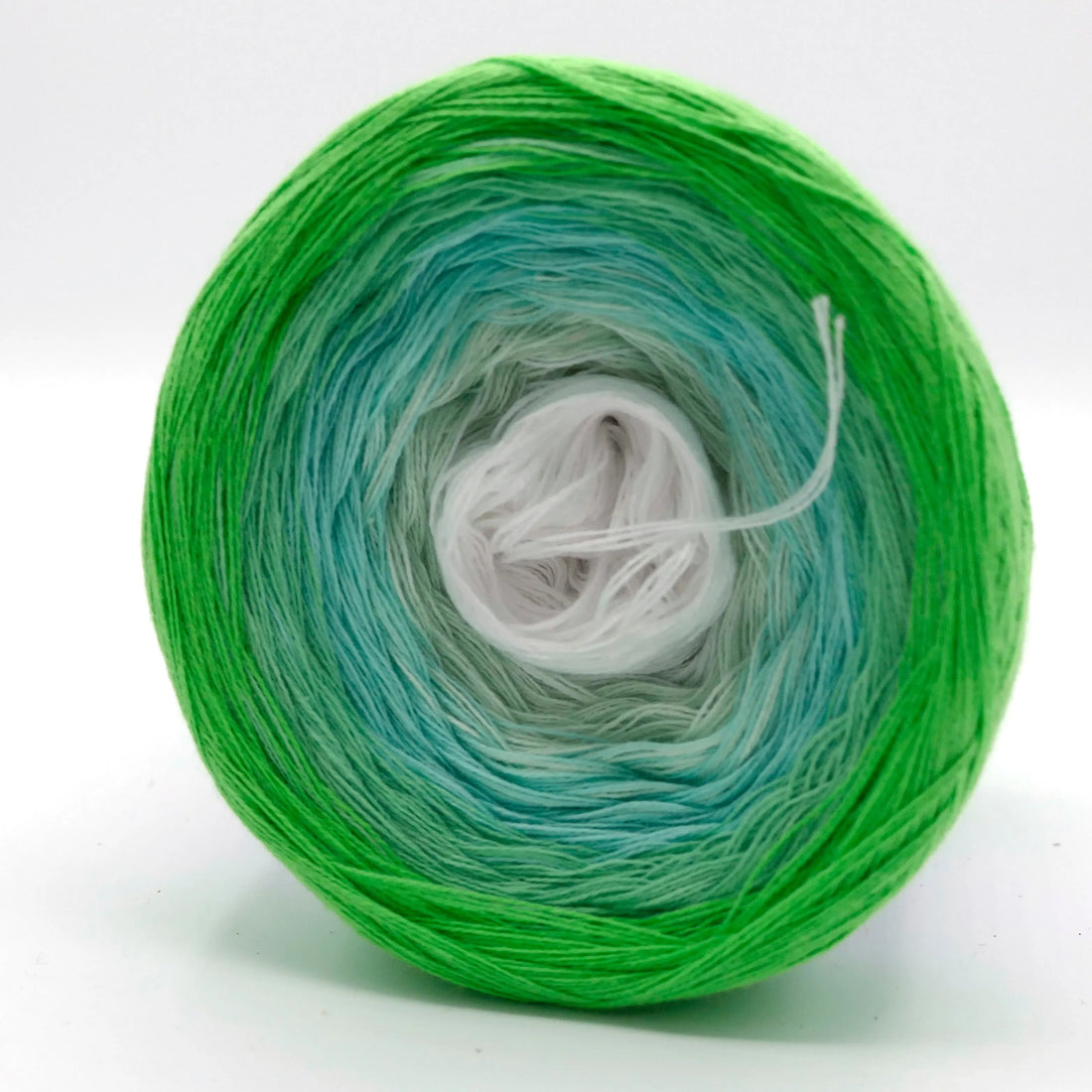 Bobbel Farbverlaufsgarn Ombre Hellgrün Bobbeltastic