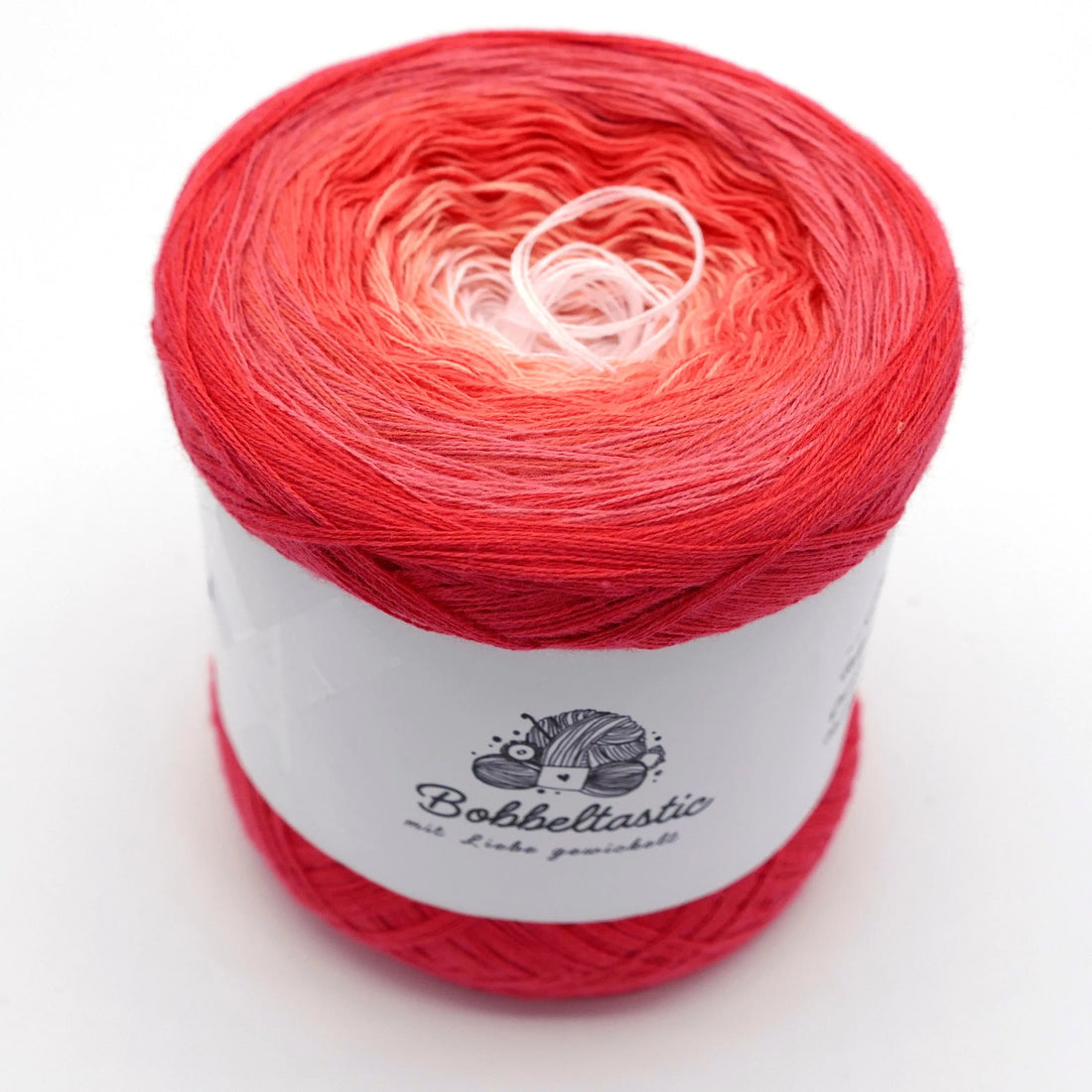 Bobbel Farbverlaufsgarn Ombre Lachs Bobbeltastic