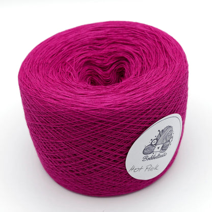 Bobbel Unifarbend Hot Pink - Bobbeltastic