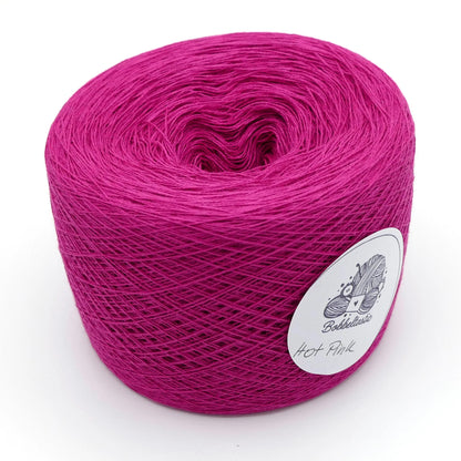 Bobbel Unifarbend Hot Pink - Bobbeltastic