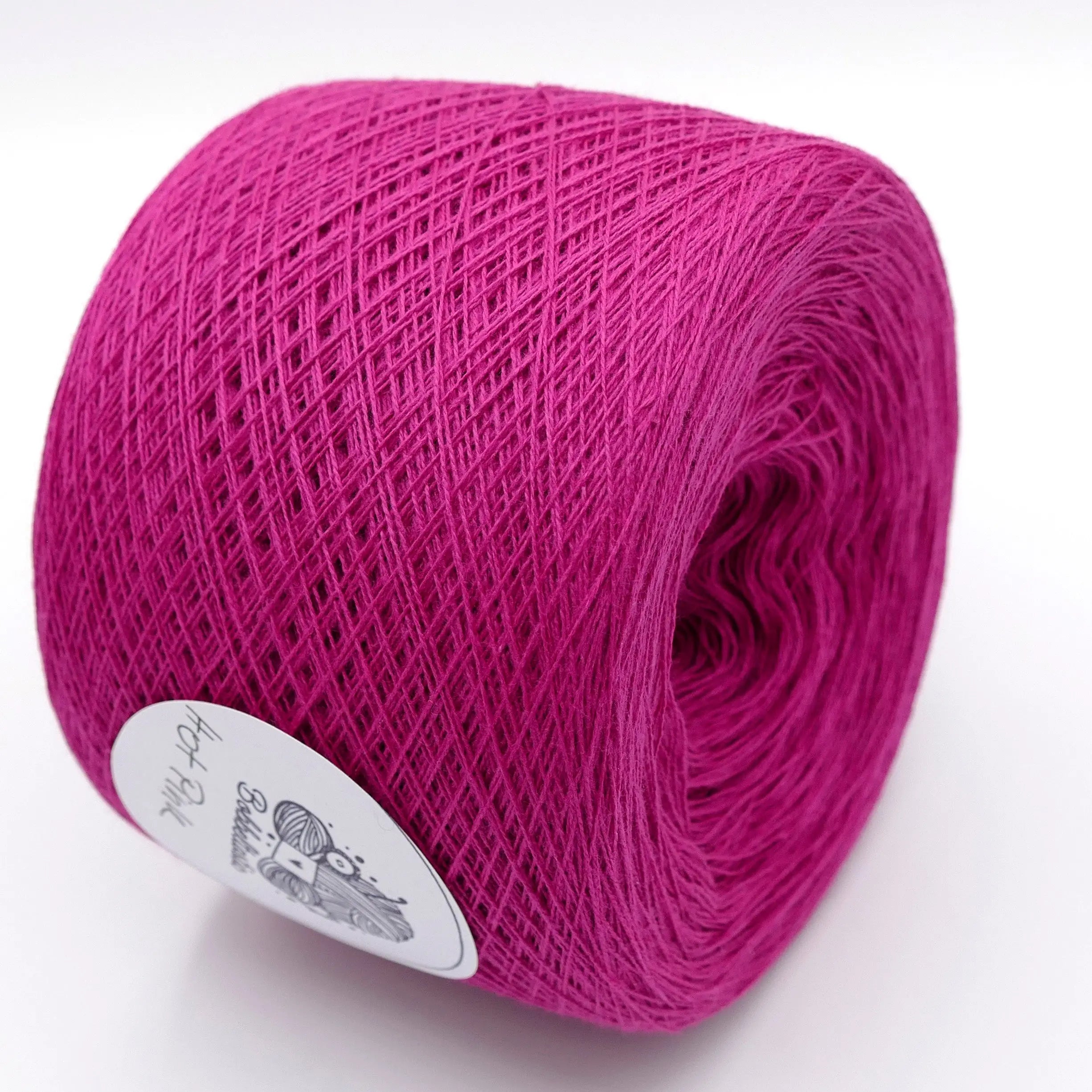 Bobbel Unifarbend Hot Pink - Bobbeltastic