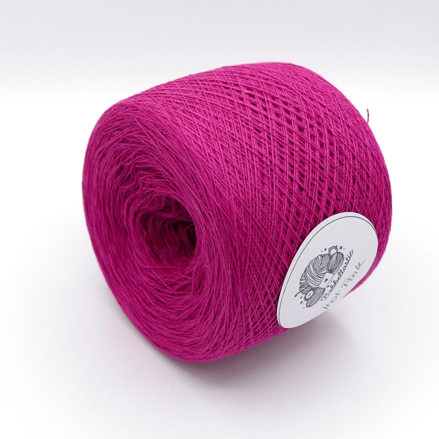 Bobbel Unifarbend Hot Pink - Bobbeltastic