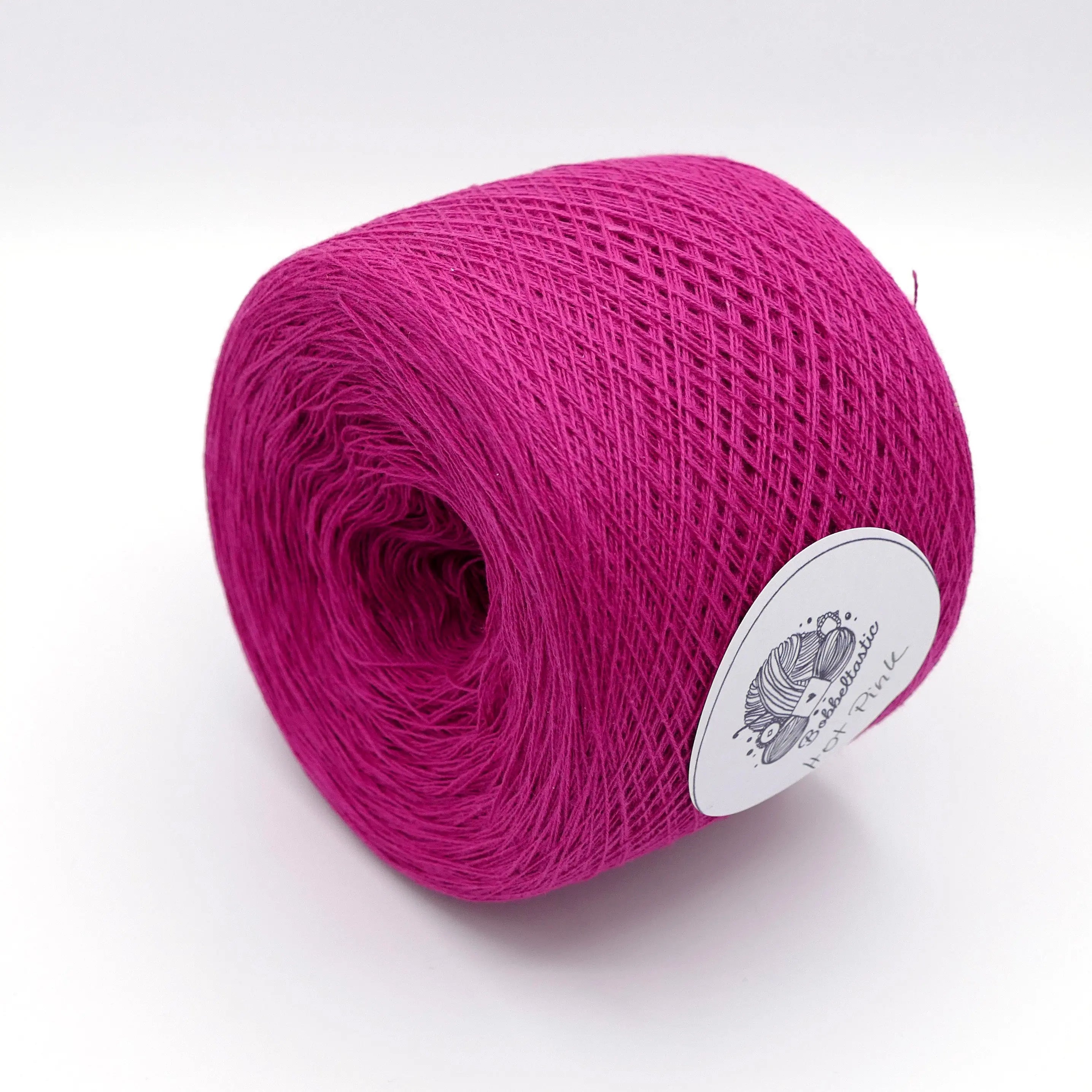 Bobbel Unifarbend Hot Pink - Bobbeltastic