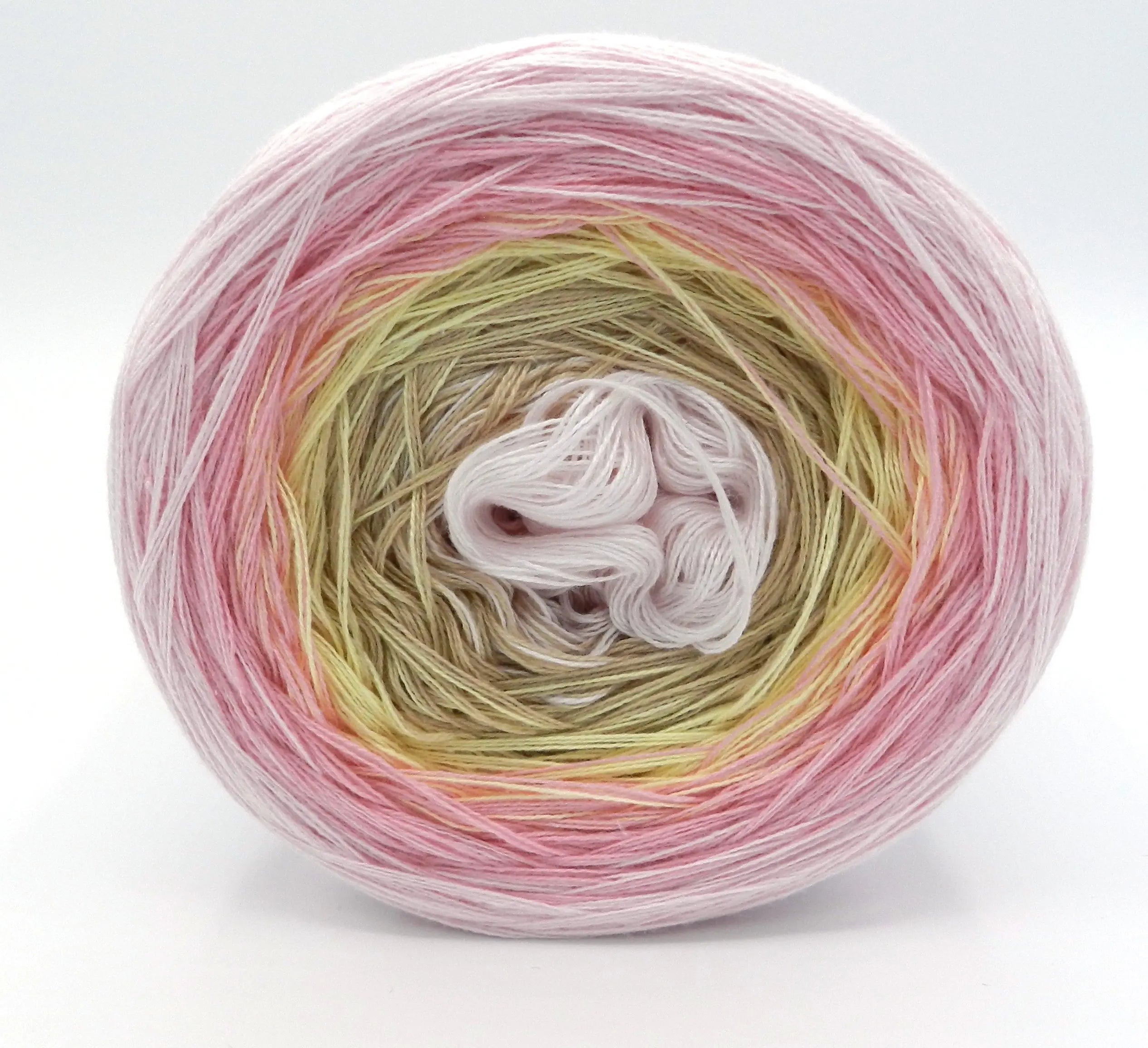 Bobbel Farbverlaufsgarn Rose Vanilla Dream - Bobbeltastic