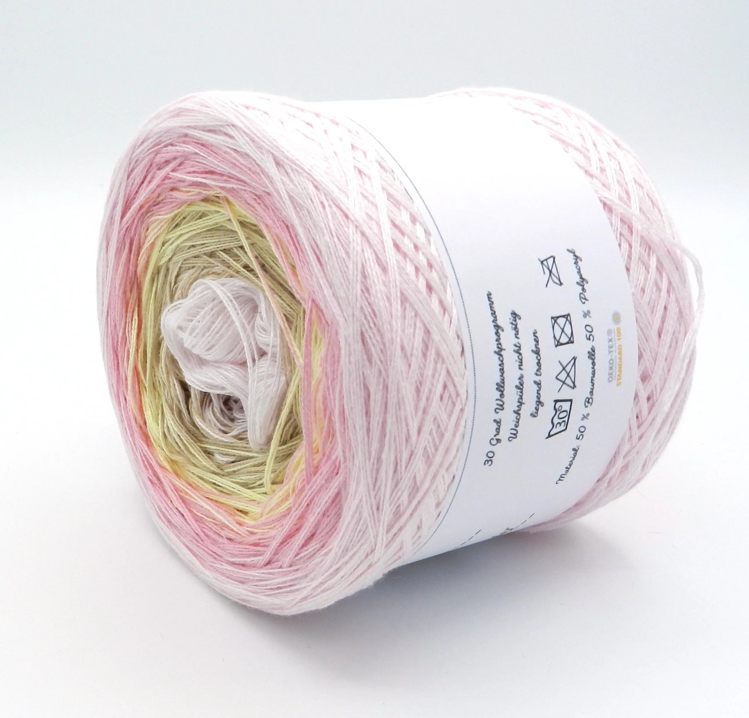 Bobbel Farbverlaufsgarn Rose Vanilla Dream - Bobbeltastic