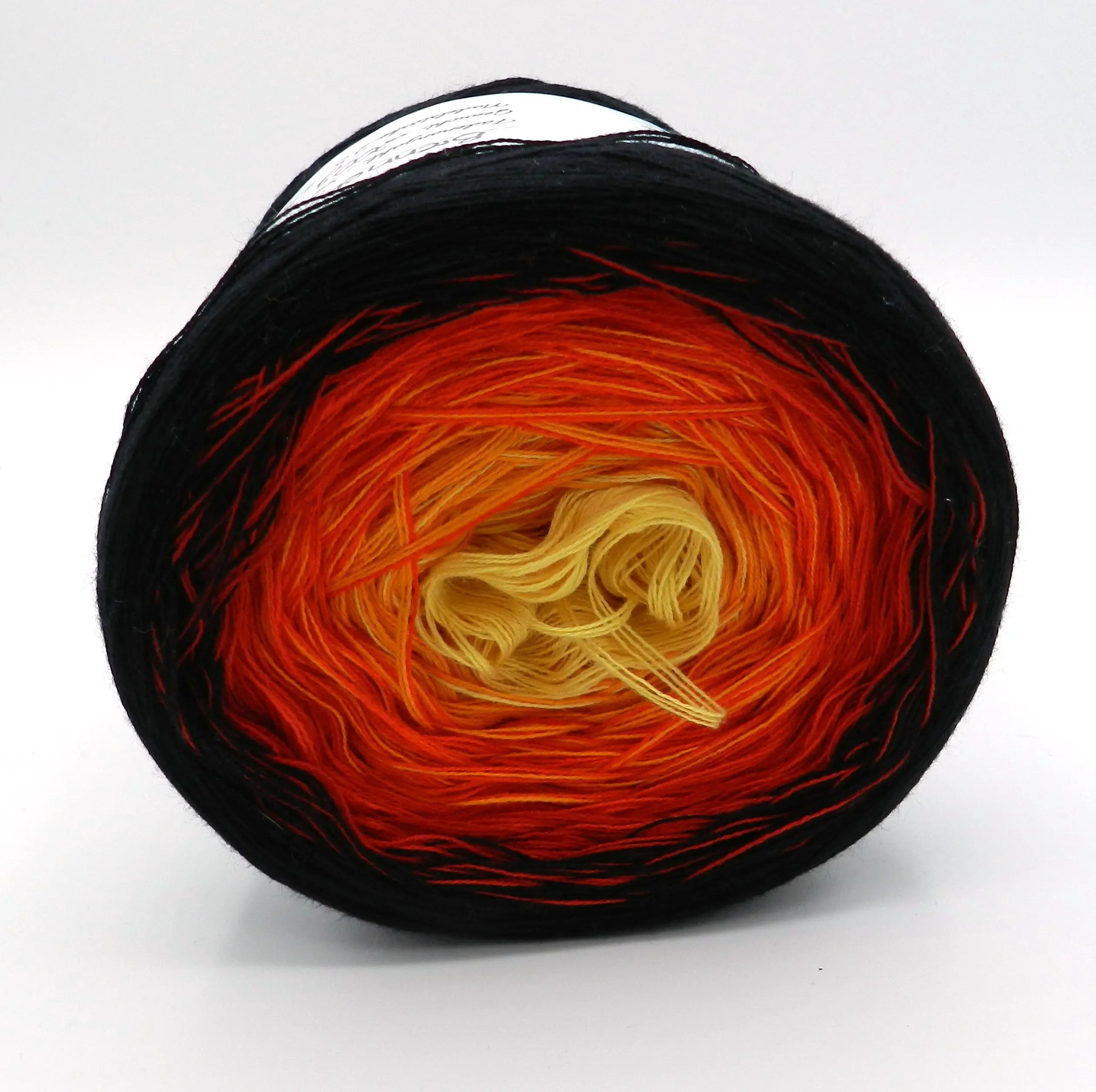 Bobbel Farbverlaufsgarn brennendes Feuer - Bobbeltastic