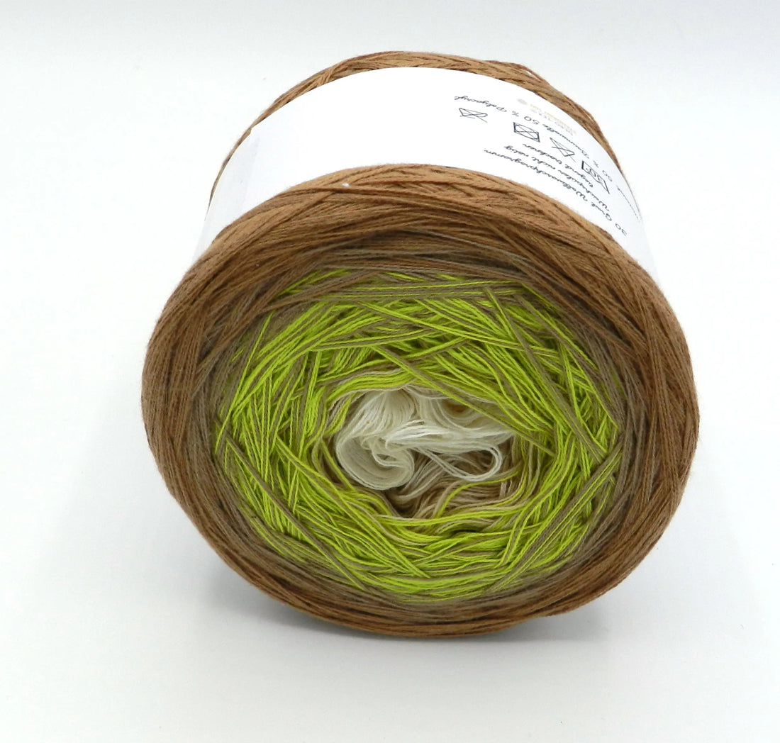 Bobbel Farbverlaufsgarn Green Wood - Bobbeltastic