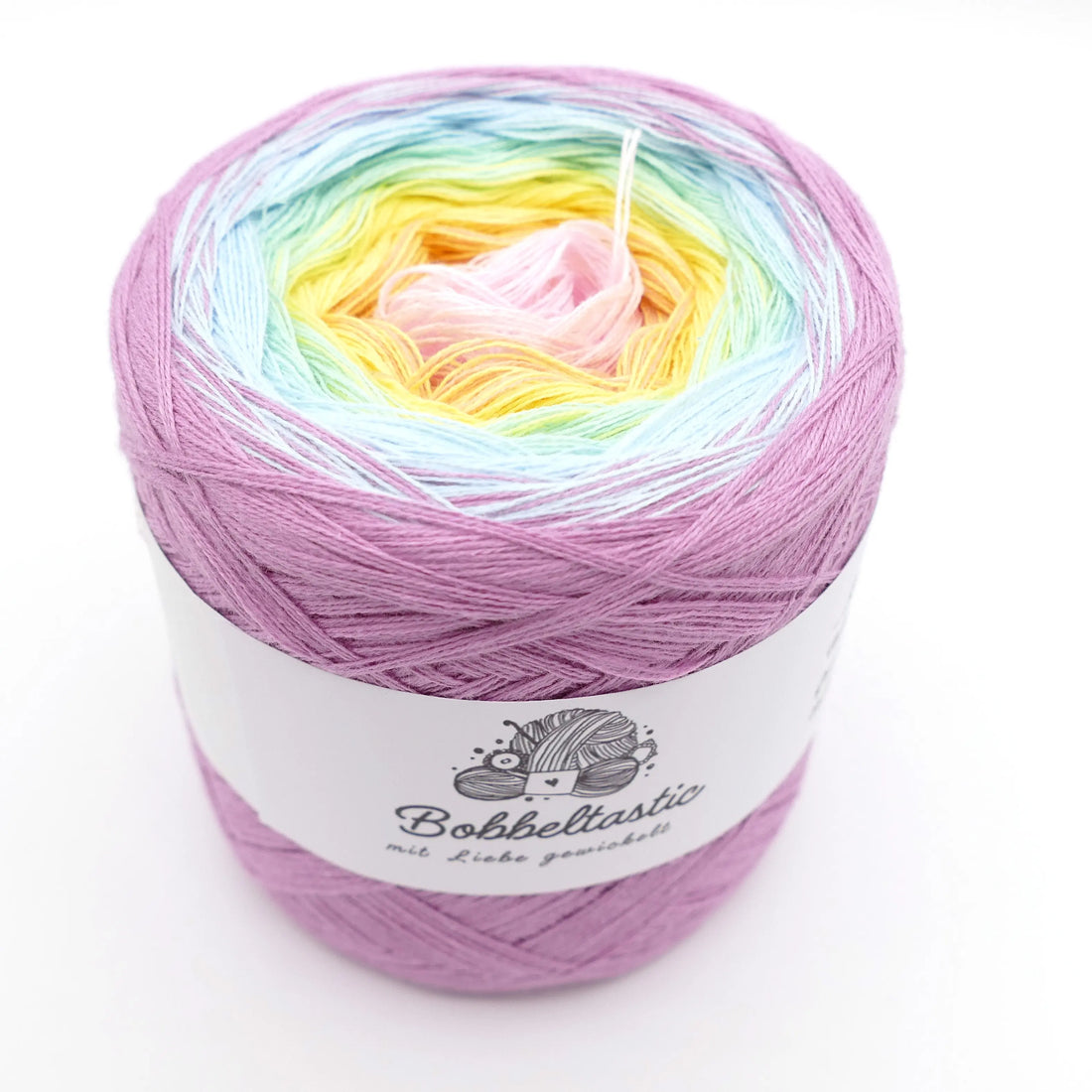 Bobbel Farbverlaufsgarn magisches Einhorn Bobbeltastic