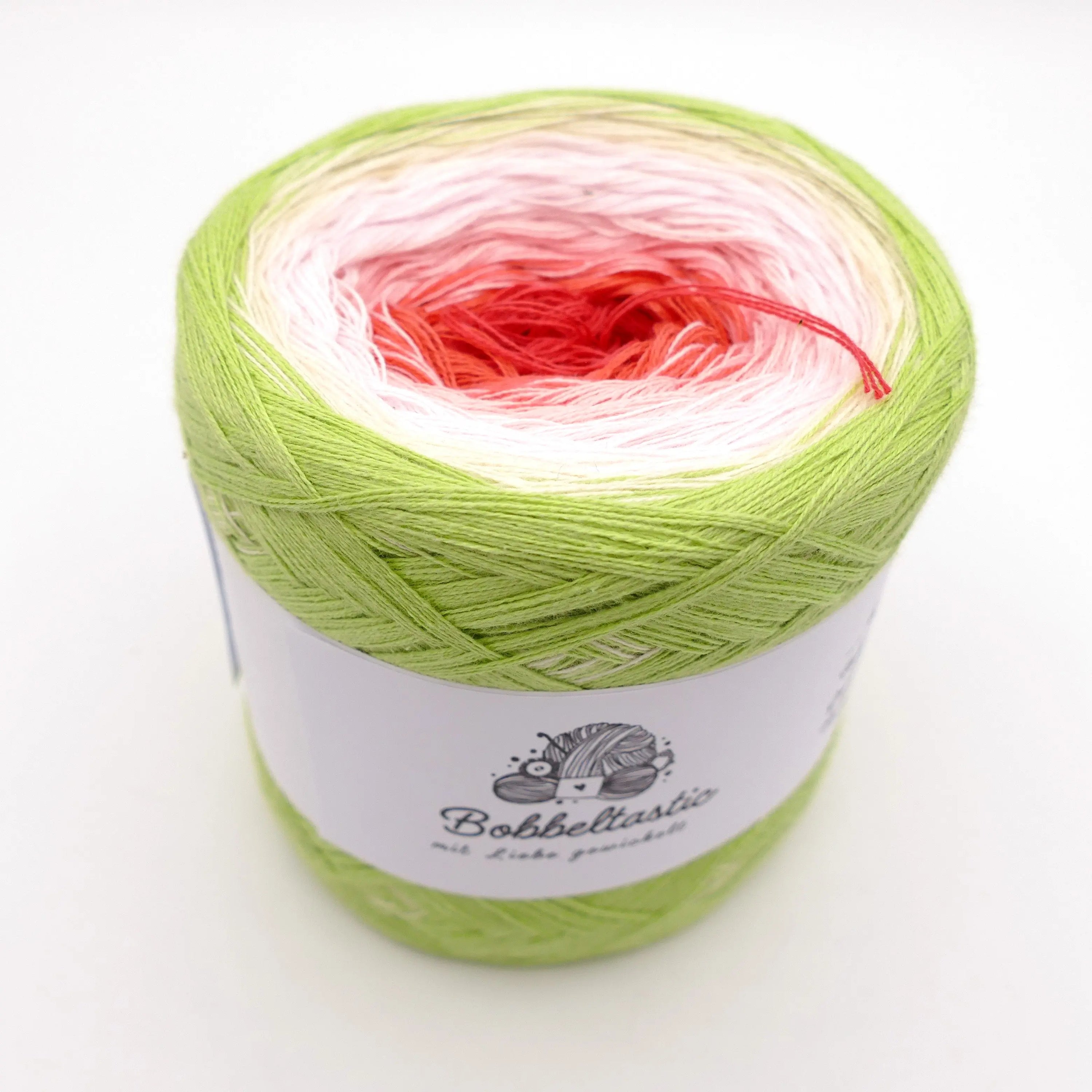 Bobbel Farbverlaufsgarn Watermelon Bobbeltastic