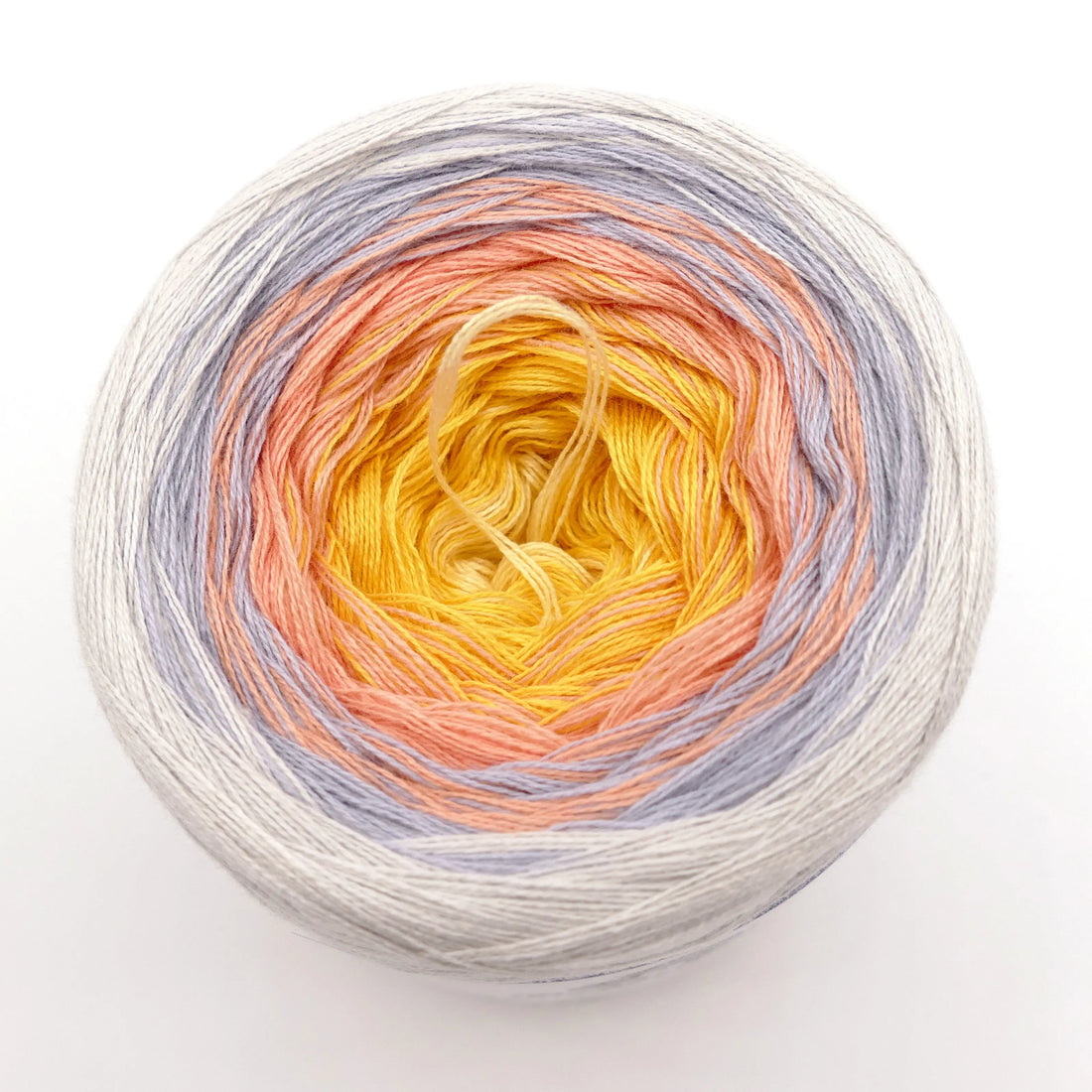 Bobbel Farbverlaufsgarn Sonnengruß Bobbeltastic
