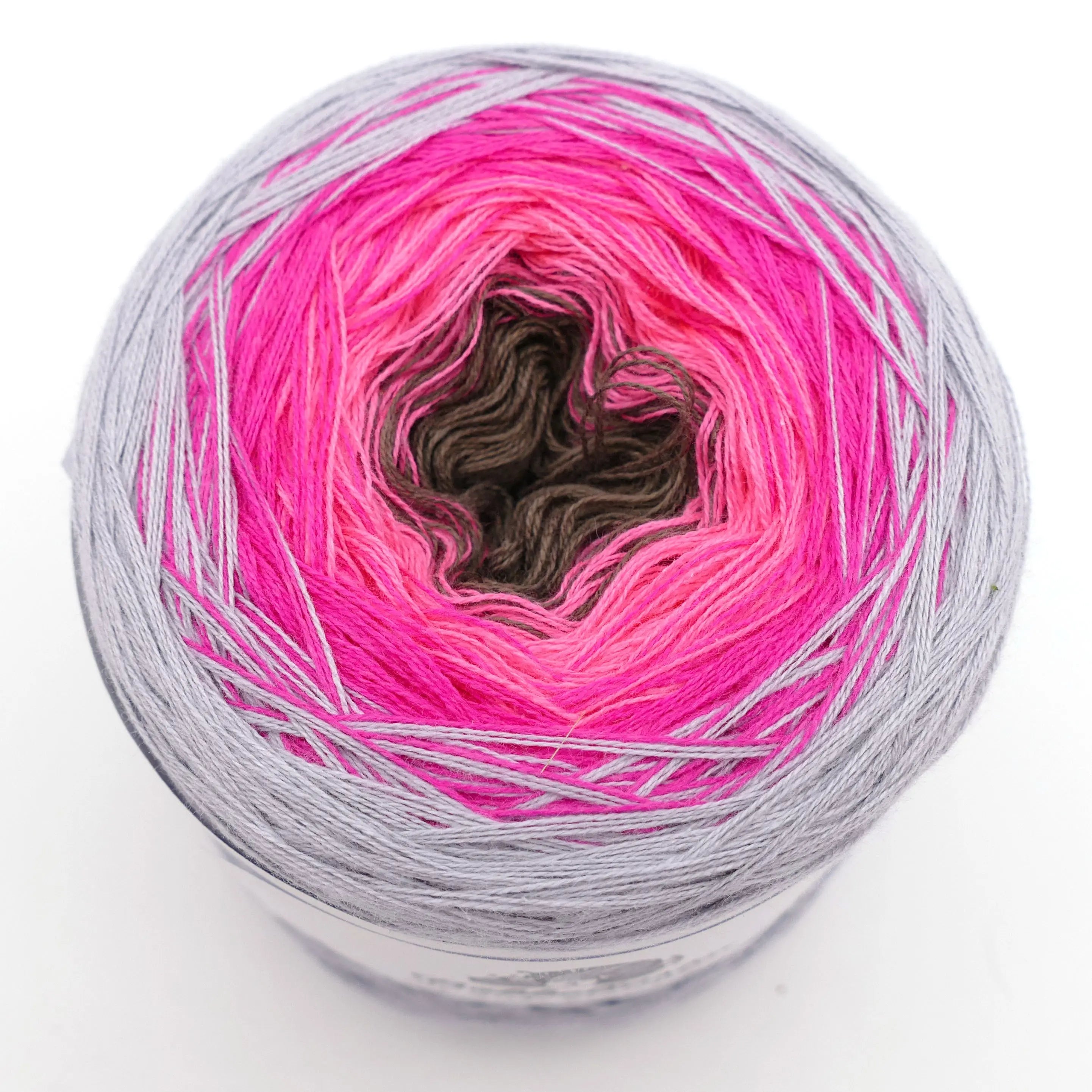 Bobbel Farbverlaufsgarn Pink on Grayday Bobbeltastic