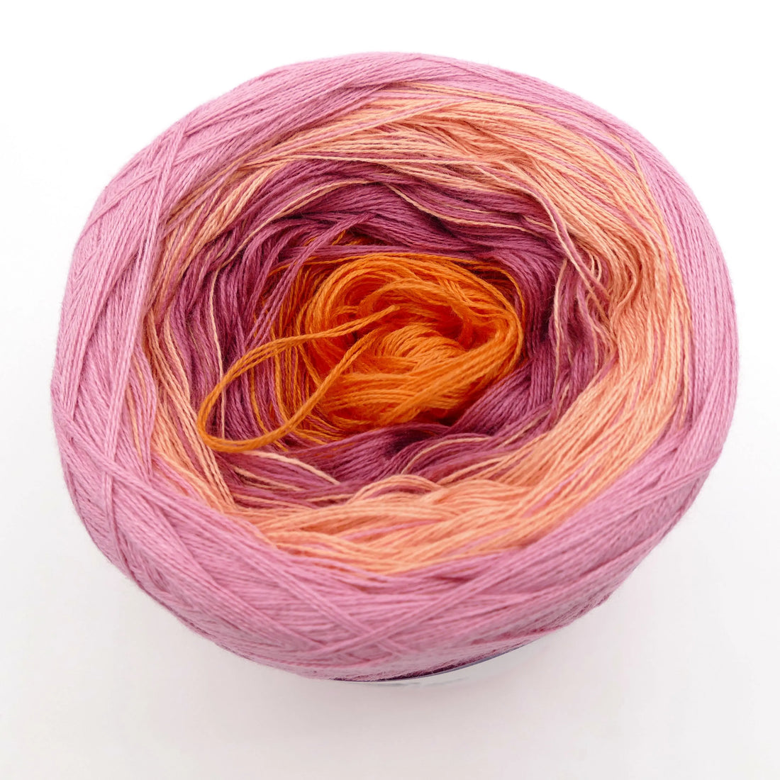 Bobbel Farbverlaufsgarn Edelrose Bobbeltastic