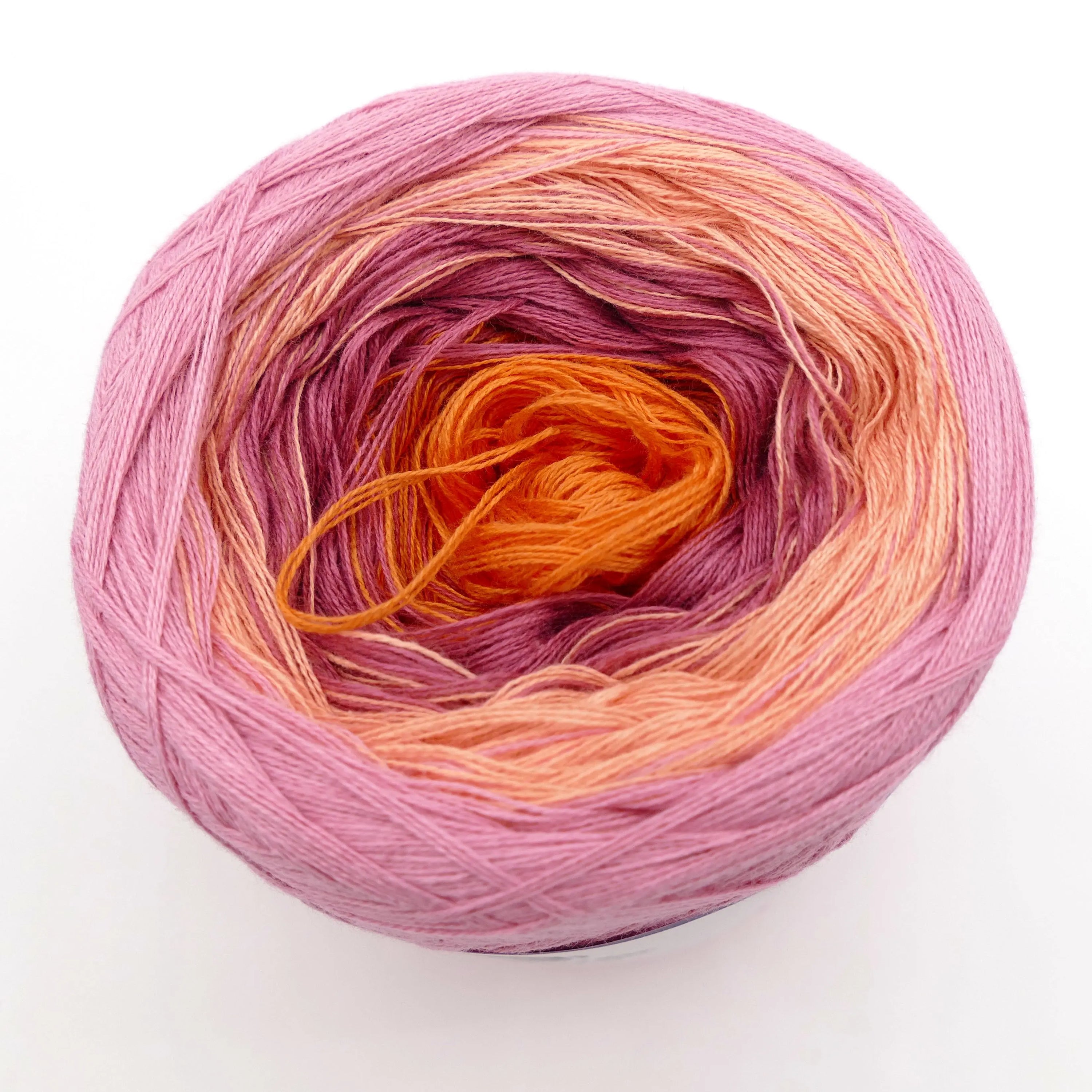 Bobbel Farbverlaufsgarn Edelrose Bobbeltastic
