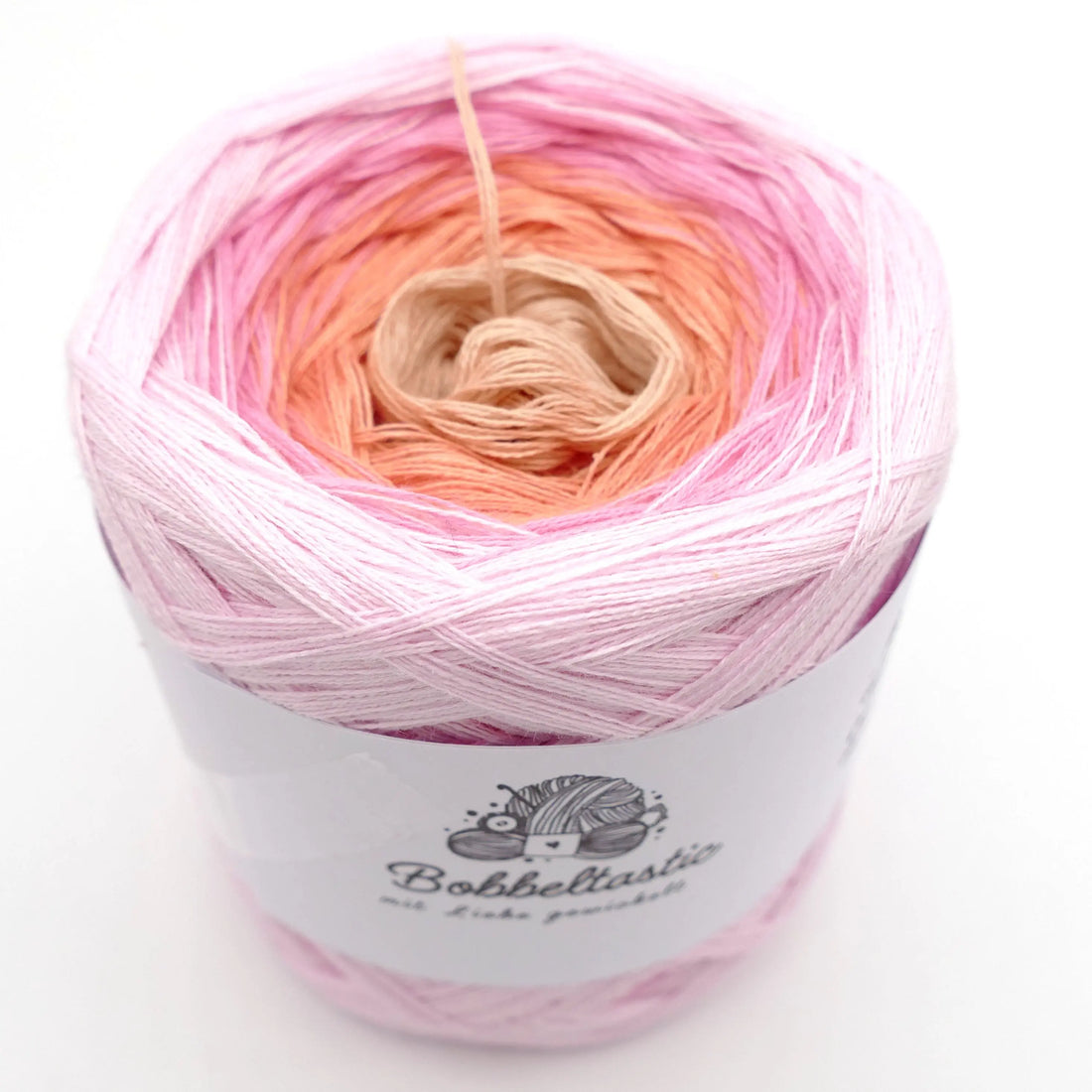 Bobbel Farbverlaufsgarn Rosa Träumchen Bobbeltastic
