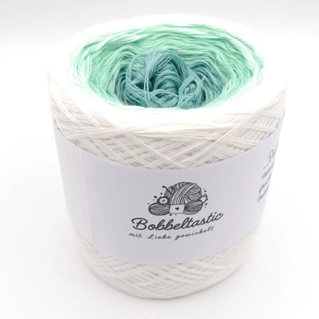 Bobbel Farbverlaufsgarn Perlenjade Bobbeltastic