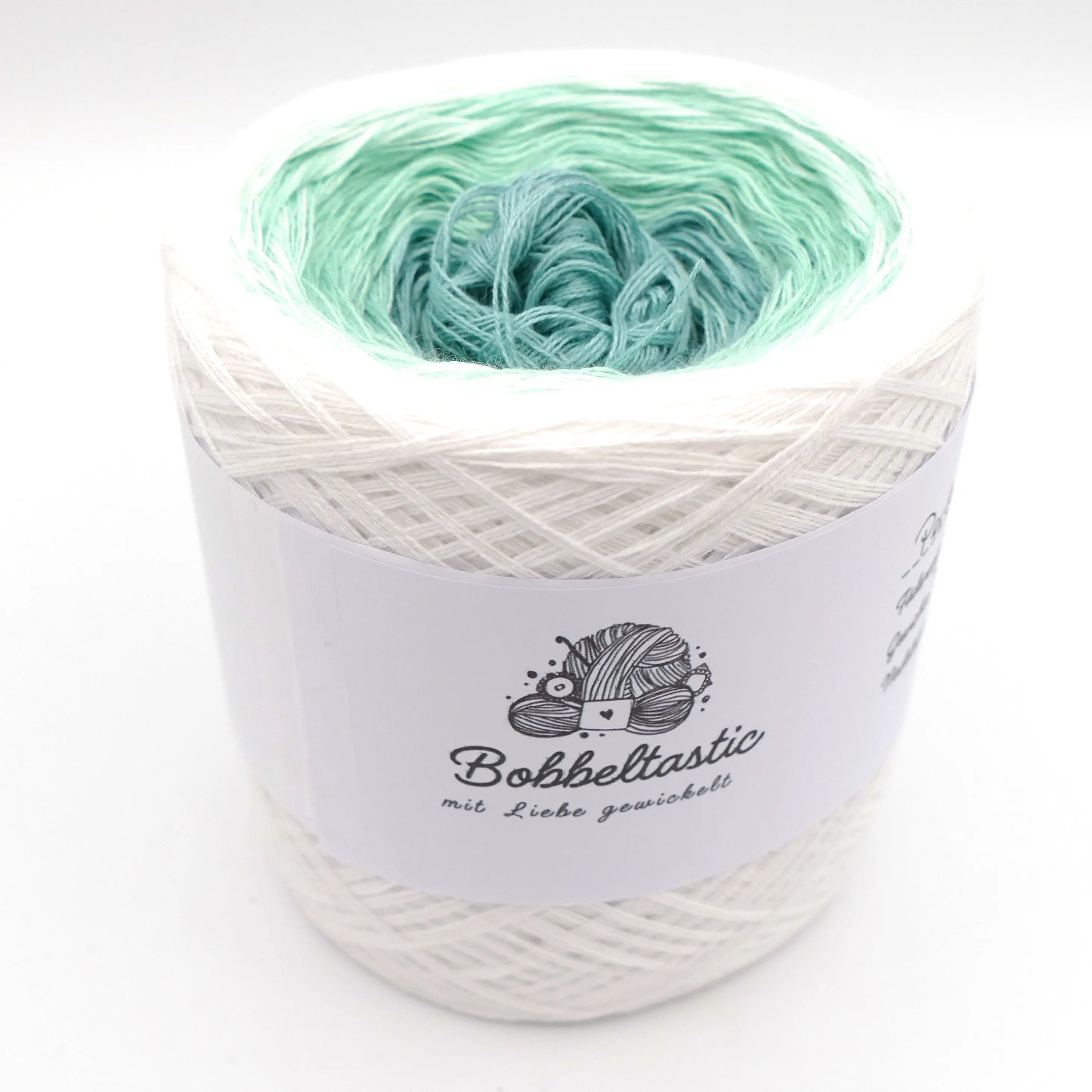 Bobbel Farbverlaufsgarn Perlenjade Bobbeltastic
