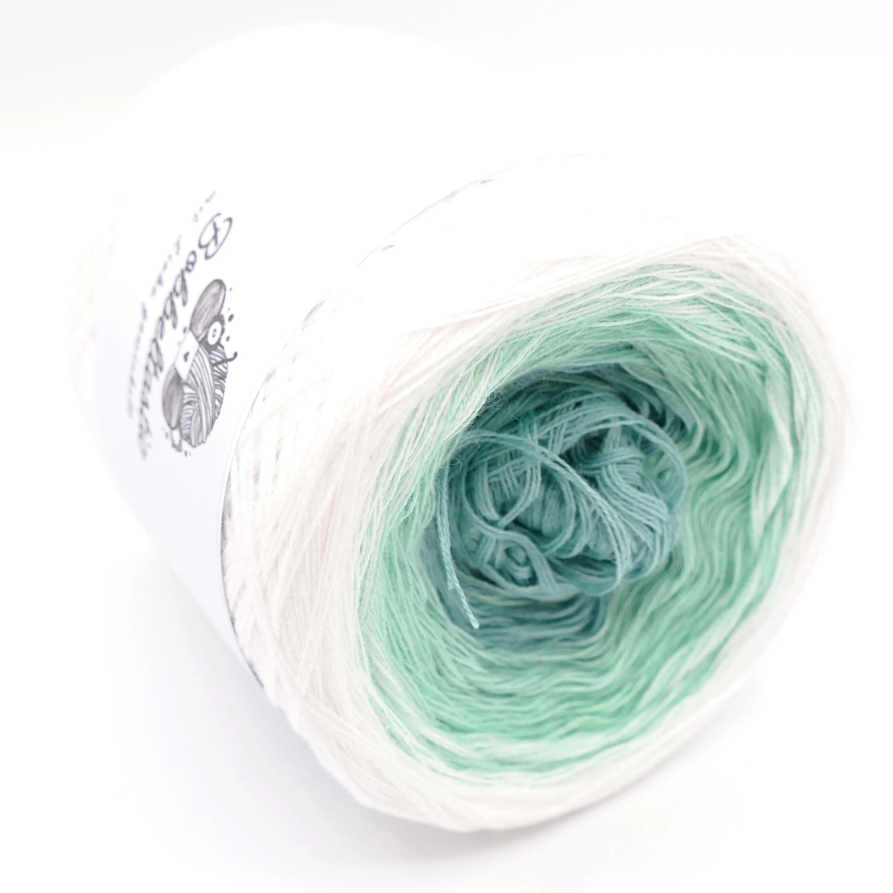Bobbel Farbverlaufsgarn Perlenjade Bobbeltastic