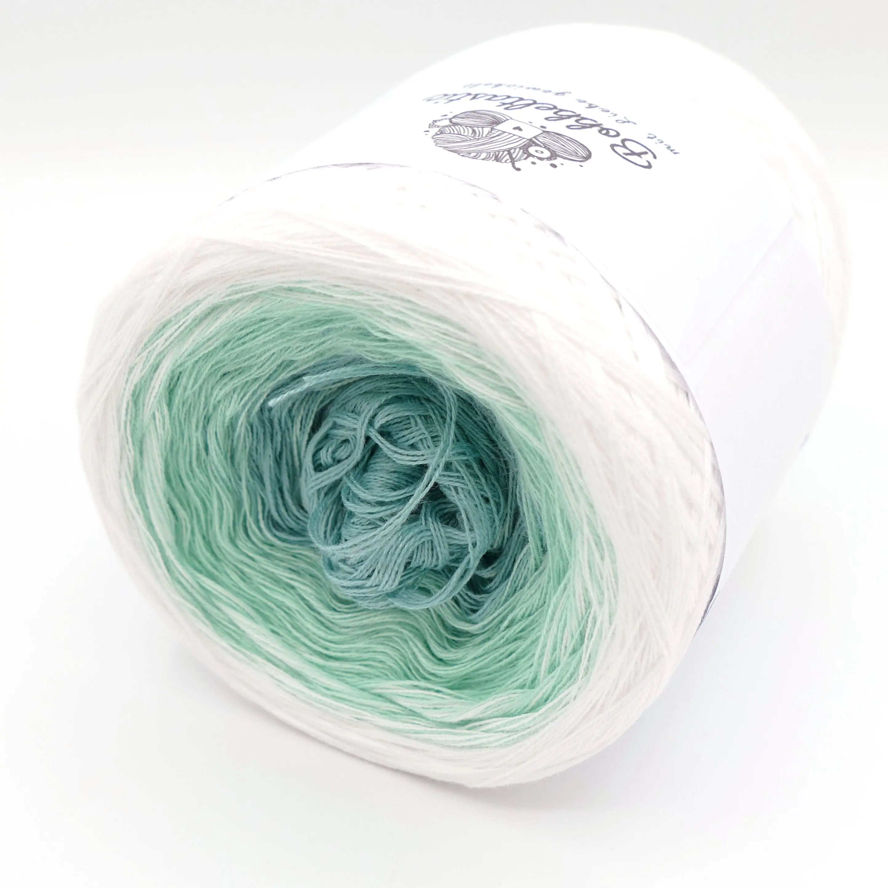 Bobbel Farbverlaufsgarn Perlenjade Bobbeltastic
