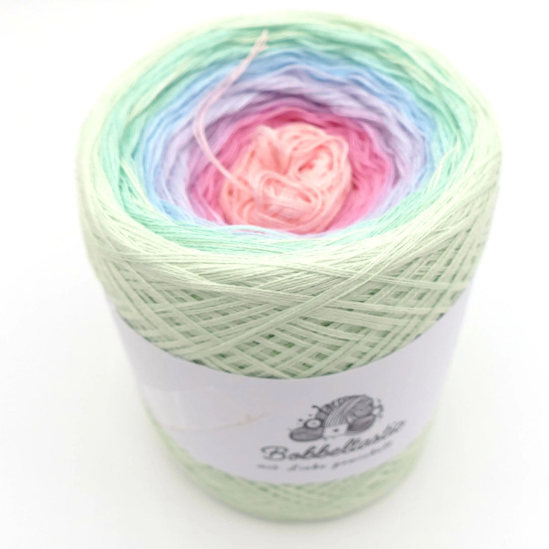 Bobbel Farbverlaufsgarn Sky Lavender Rose Bobbeltastic