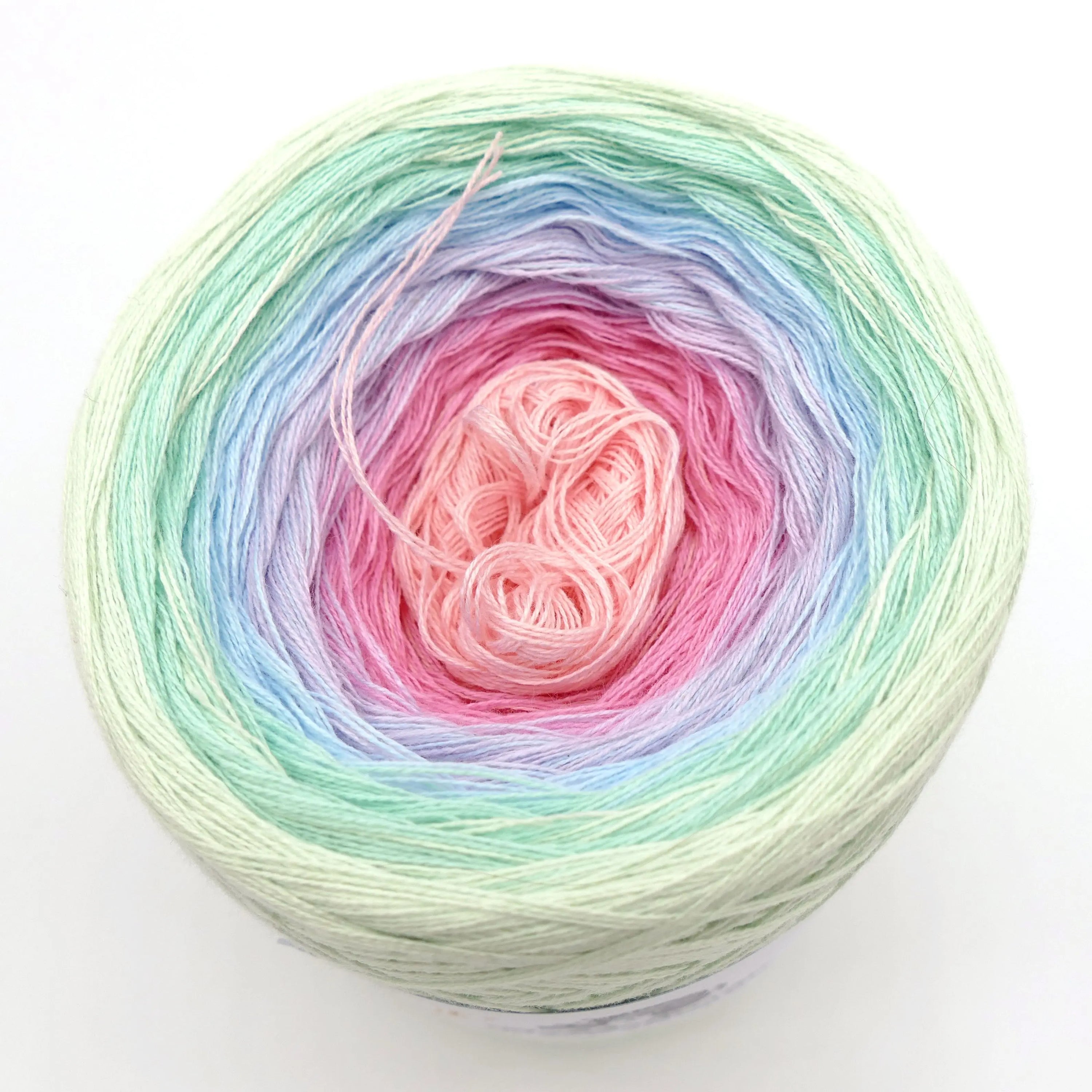 Bobbel Farbverlaufsgarn Sky Lavender Rose Bobbeltastic