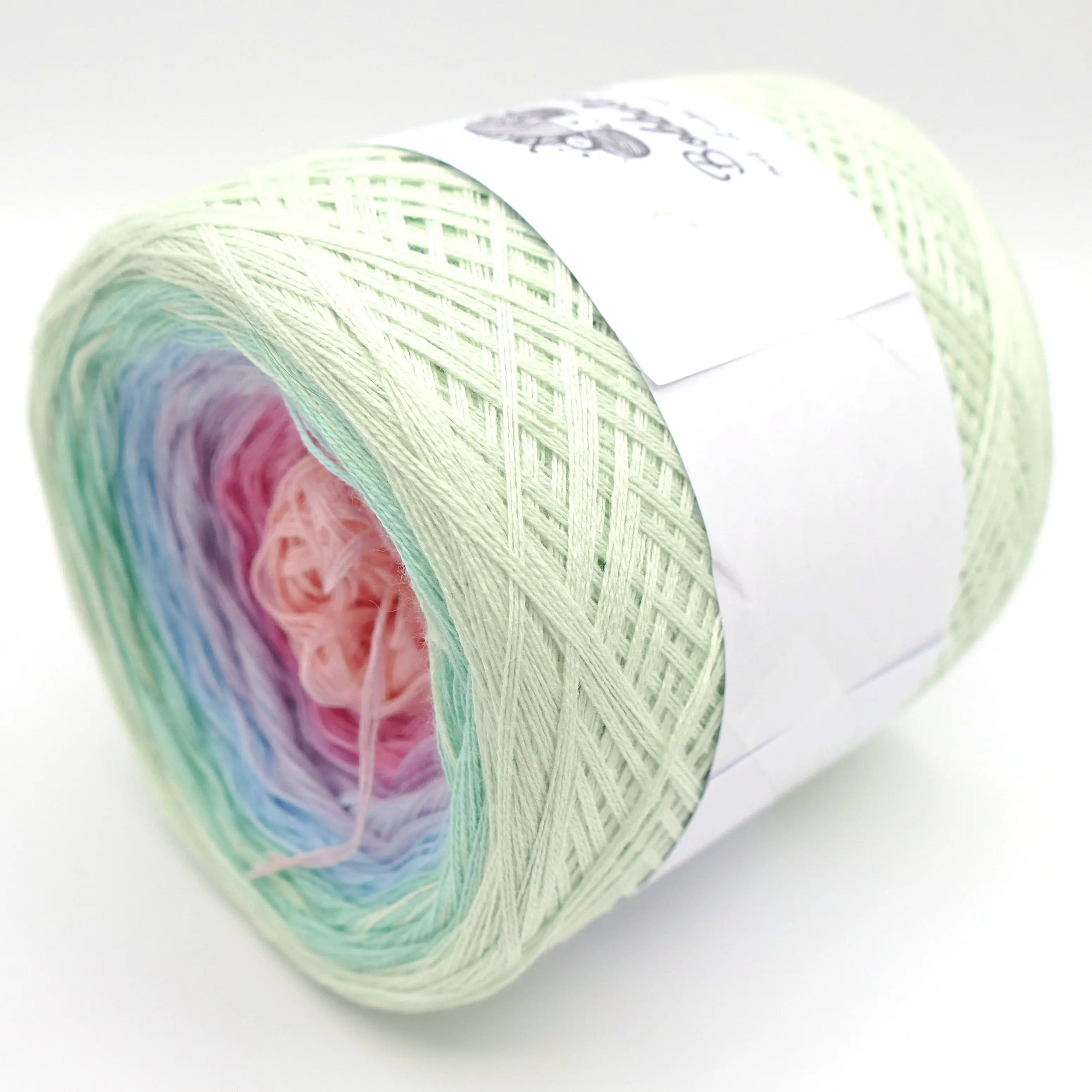 Bobbel Farbverlaufsgarn Sky Lavender Rose Bobbeltastic