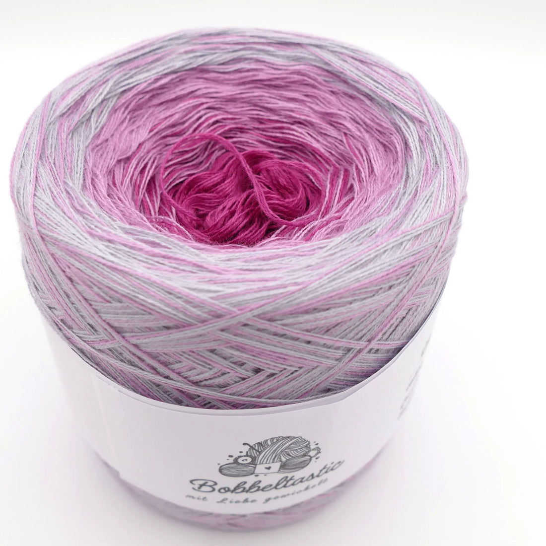 Bobbel Farbverlaufsgarn Rasberry Slate Bobbeltastic