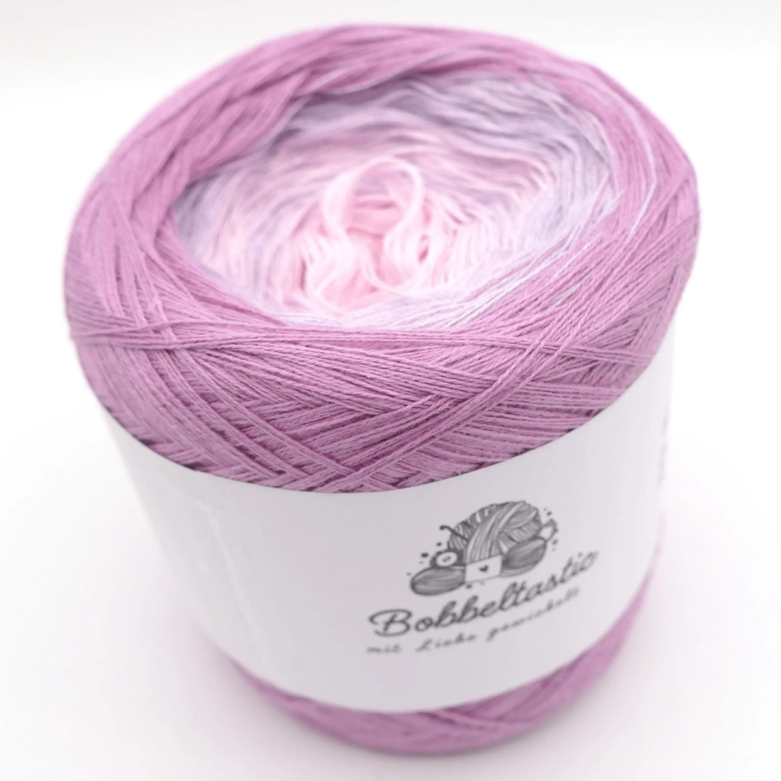 Bobbel Farbverlaufsgarn Amethystrose Bobbeltastic