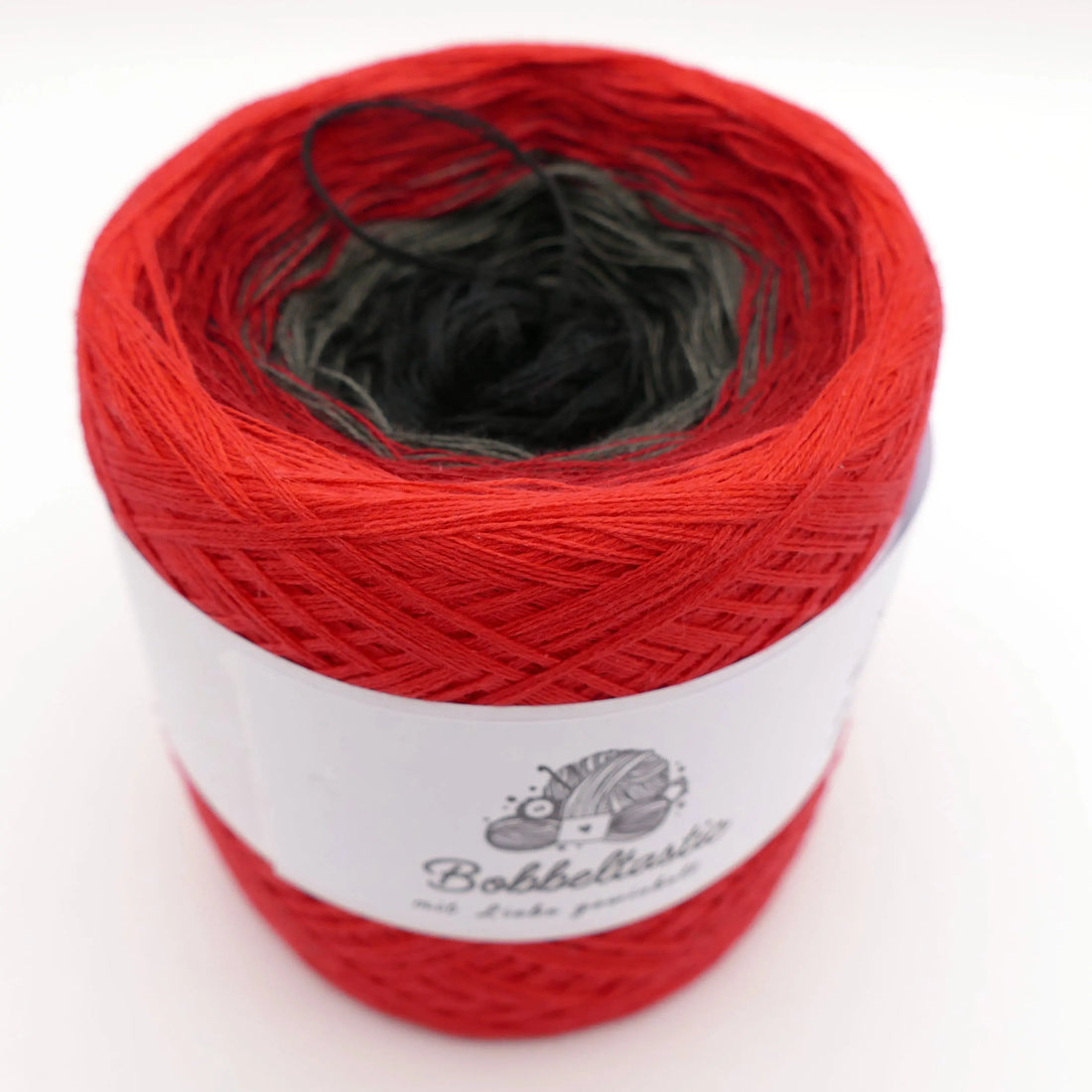Bobbel Farbverlaufsgarn Scharlachroter Stolz Bobbeltastic