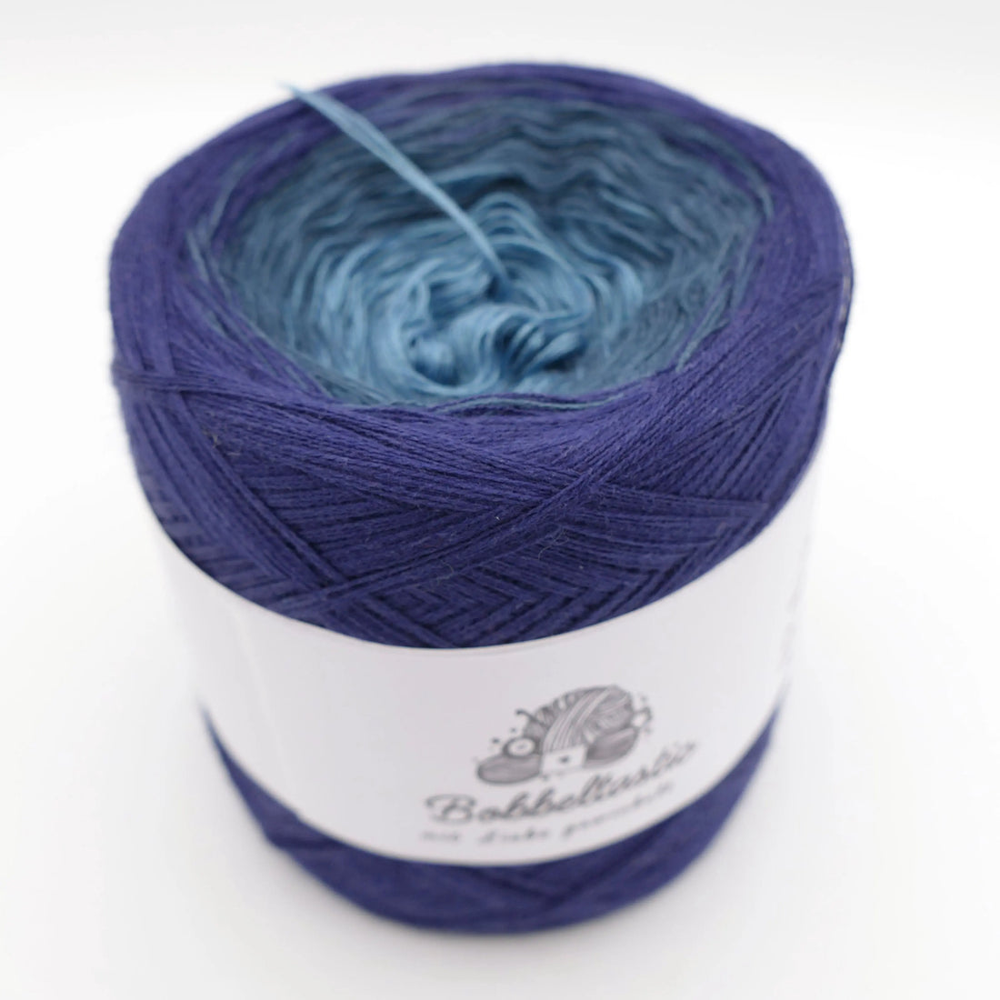 Bobbel Farbverlaufsgarn Marine Royal Bobbeltastic