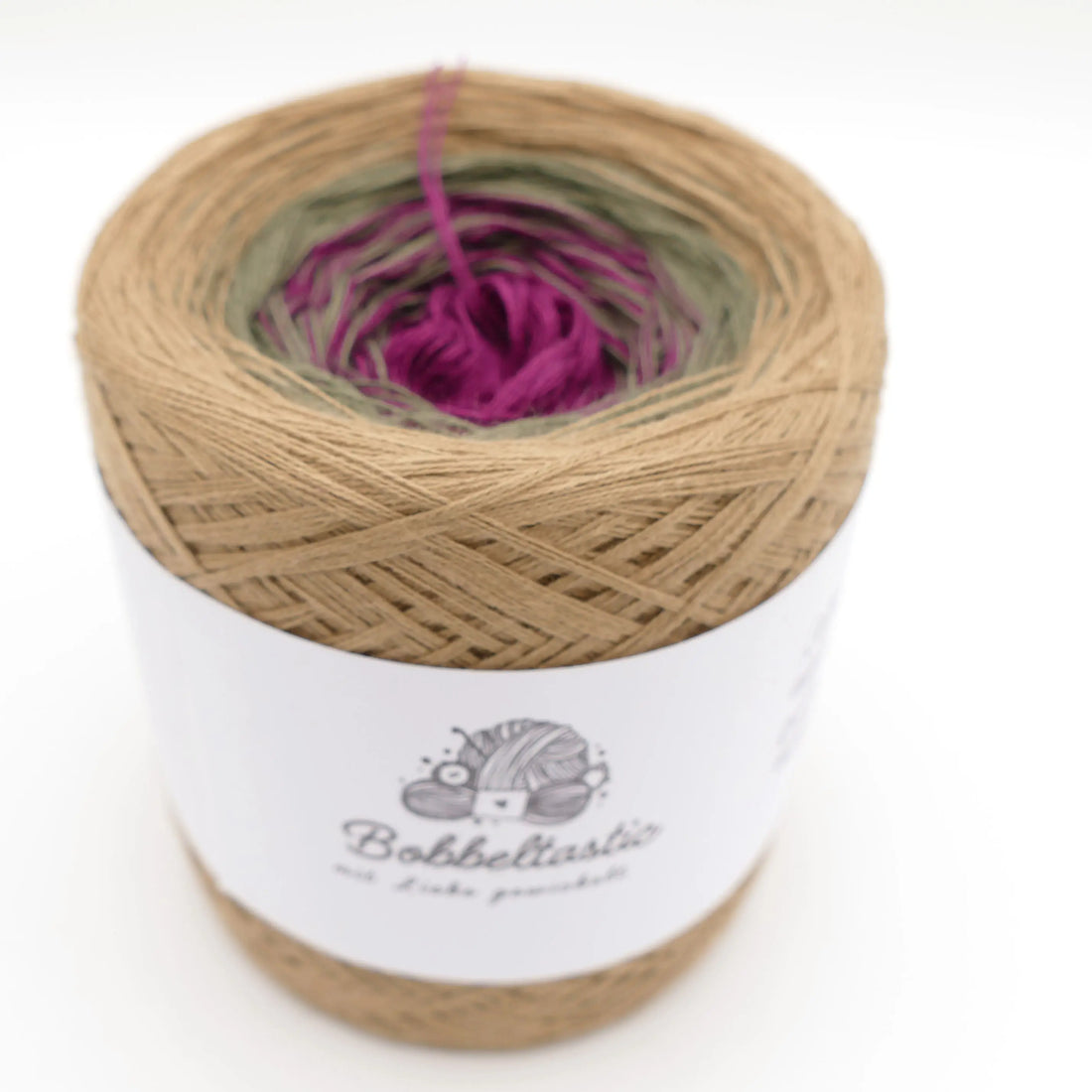 Bobbel Farbverlaufsgarn Lehmige Beere Bobbeltastic