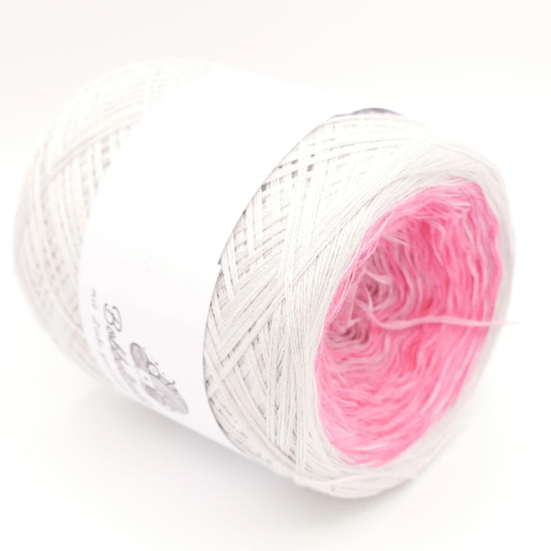 Bobbel Farbverlaufsgarn Zuckergrau Bobbeltastic