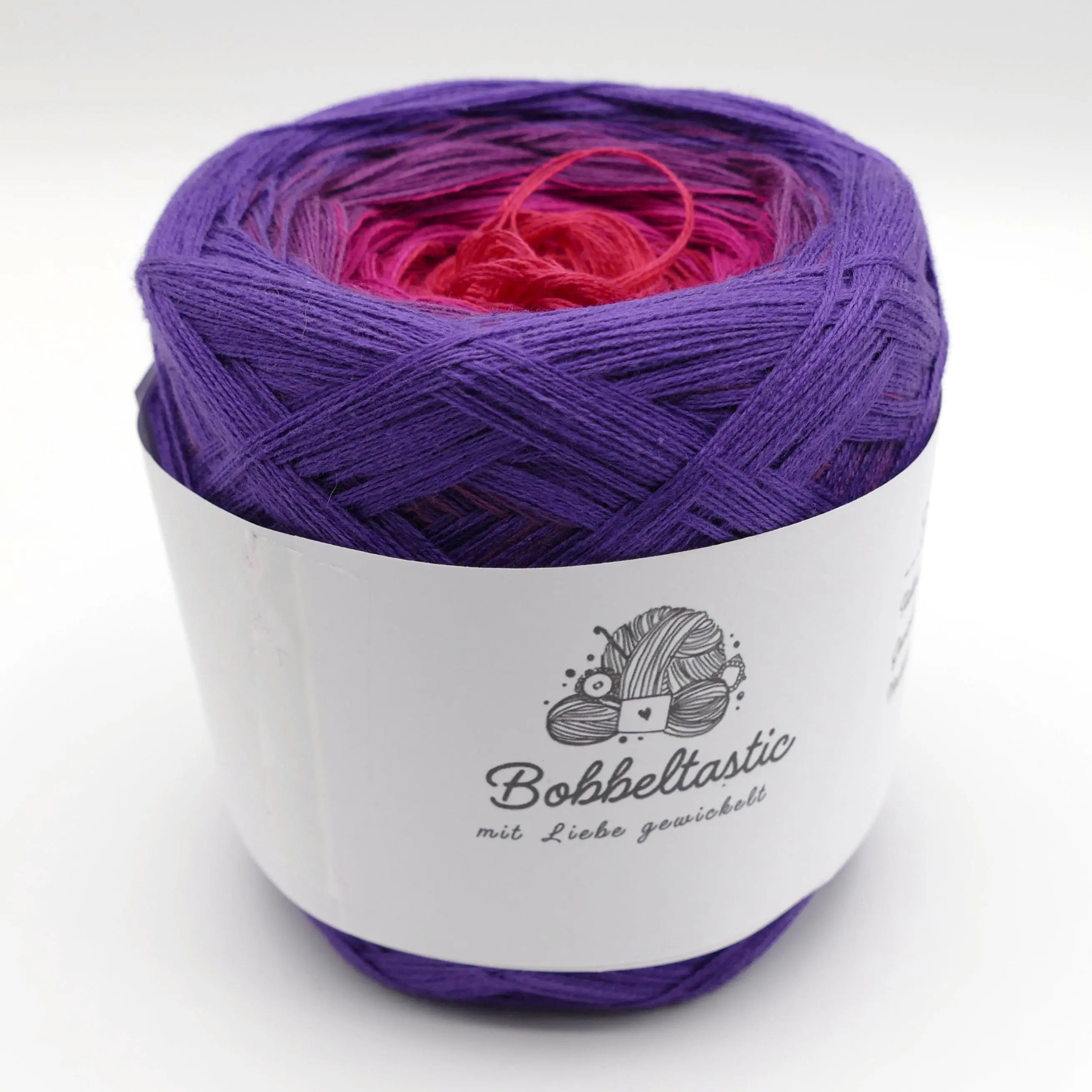 Bobbel Farbverlaufsgarn Pinkrella Bobbeltastic