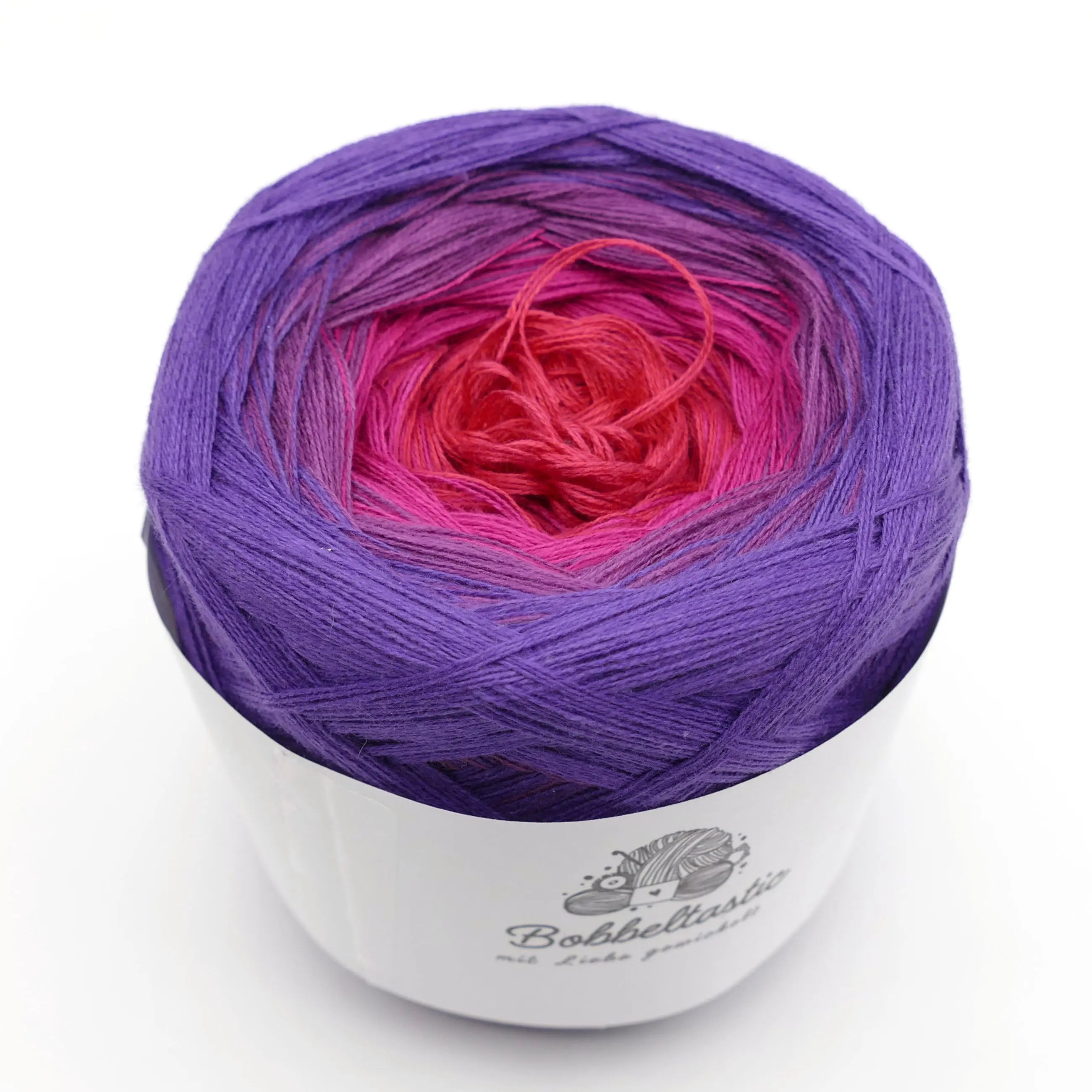 Bobbel Farbverlaufsgarn Pinkrella Bobbeltastic