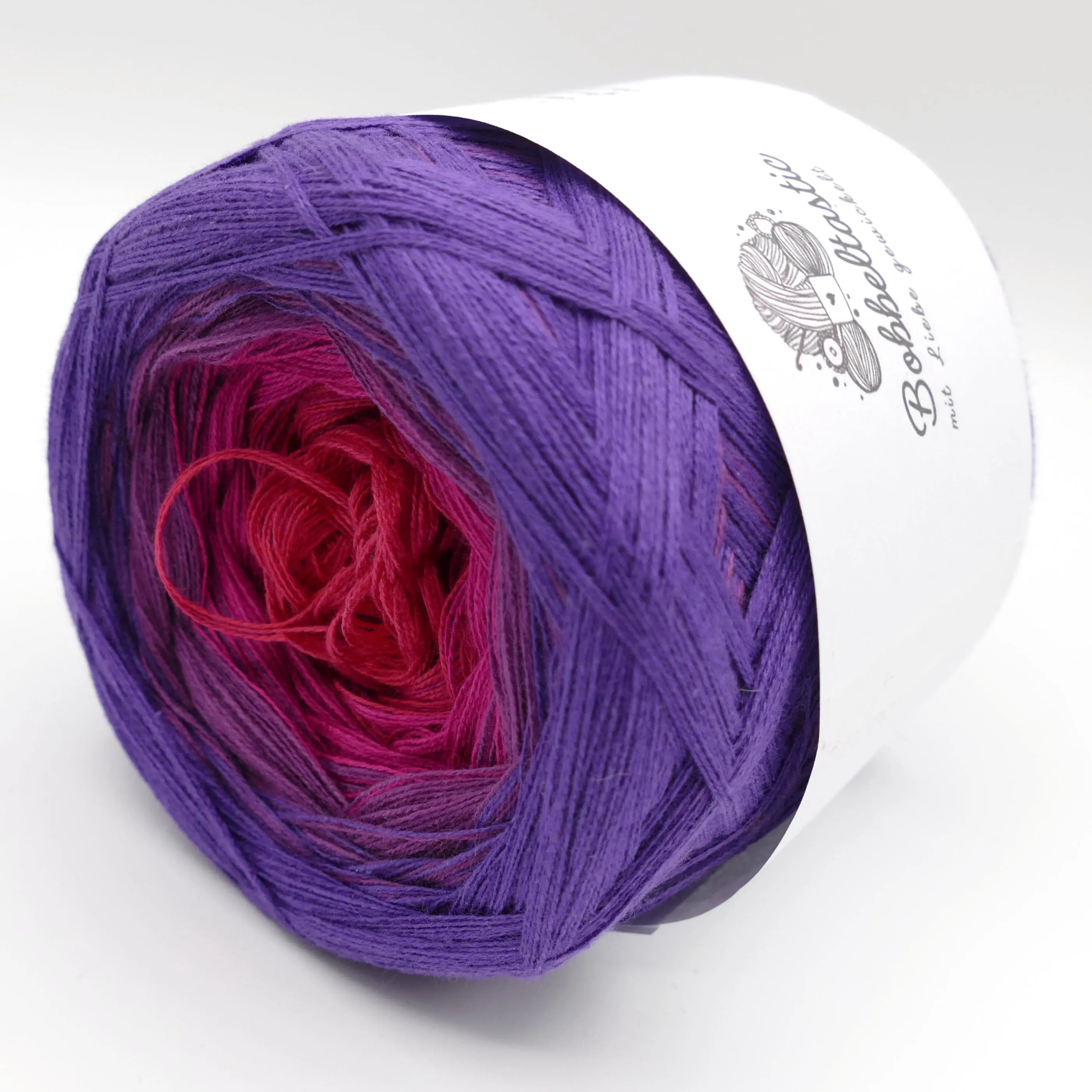 Bobbel Farbverlaufsgarn Pinkrella Bobbeltastic