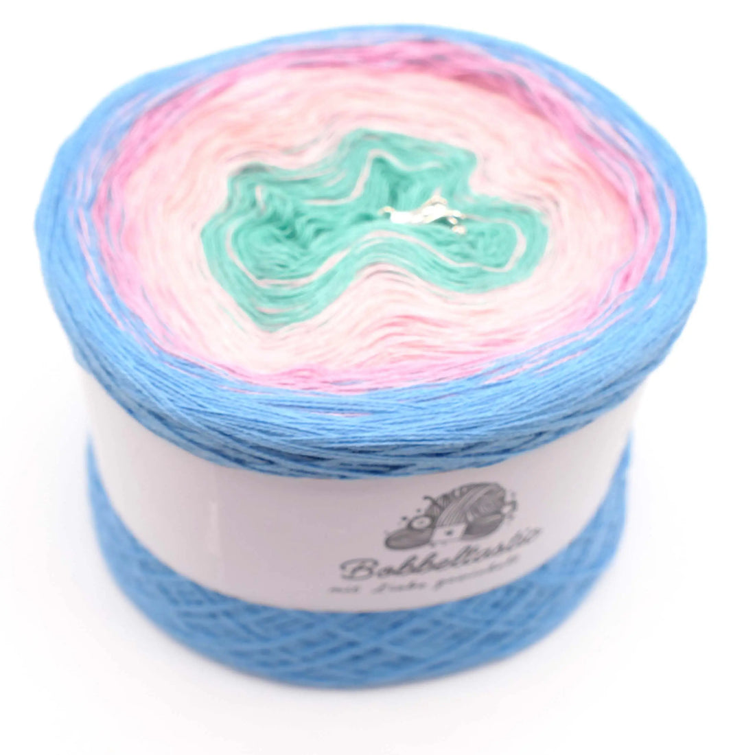 Bobbel Farbverlaufsgarn Saphir-Rose Bobbeltastic