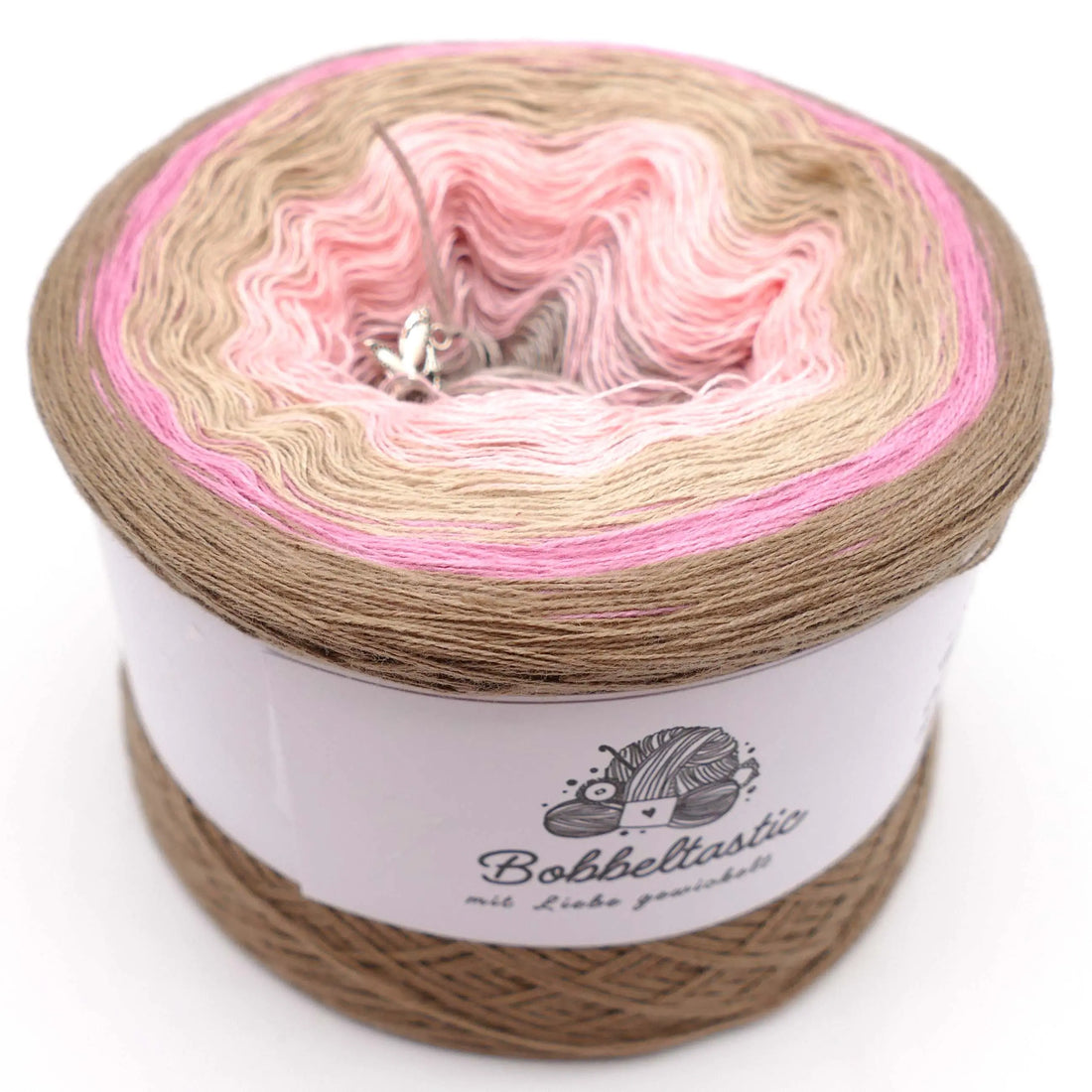 Bobbel Farbverlaufsgarn Sandrose Bobbeltastic