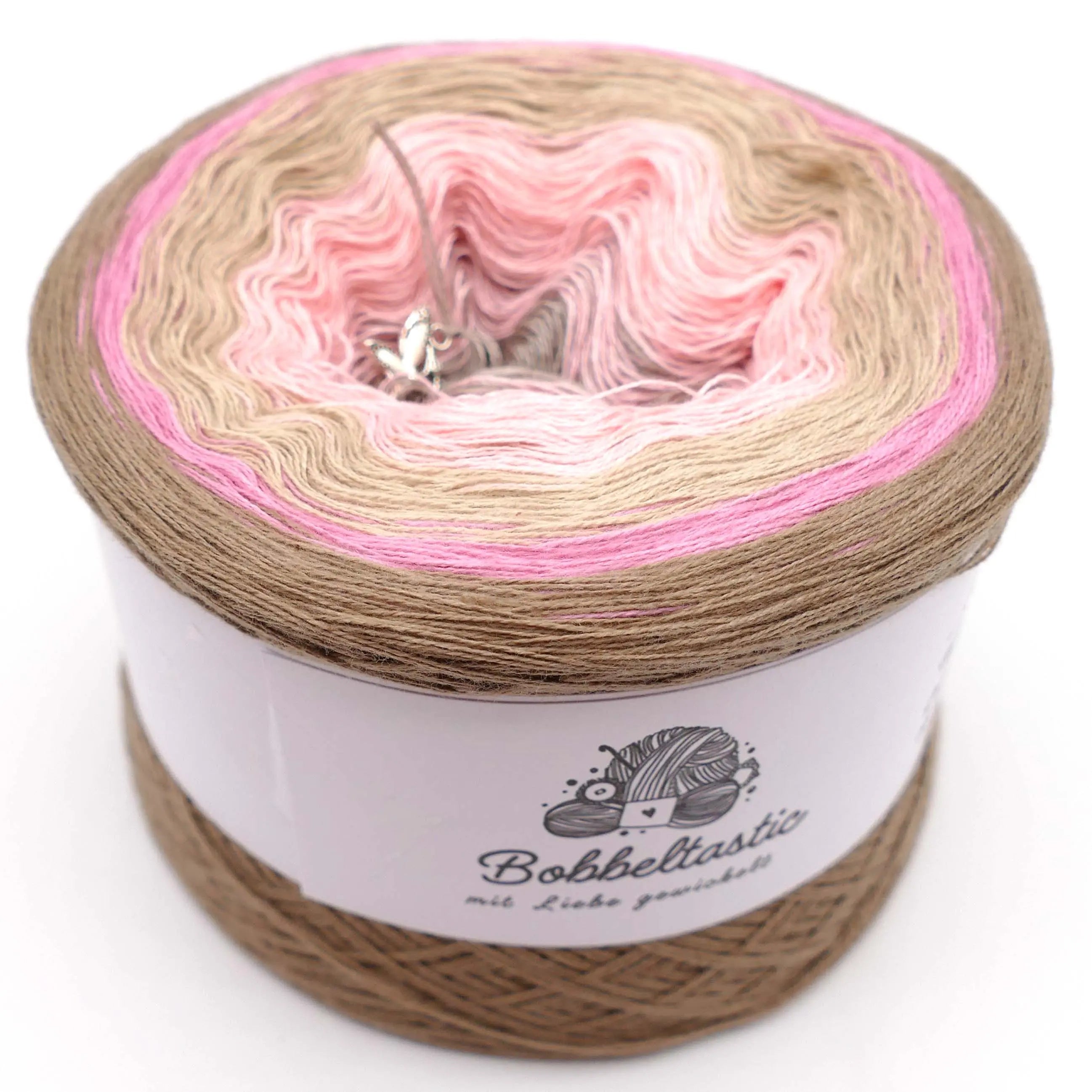 Bobbel Farbverlaufsgarn Sandrose Bobbeltastic