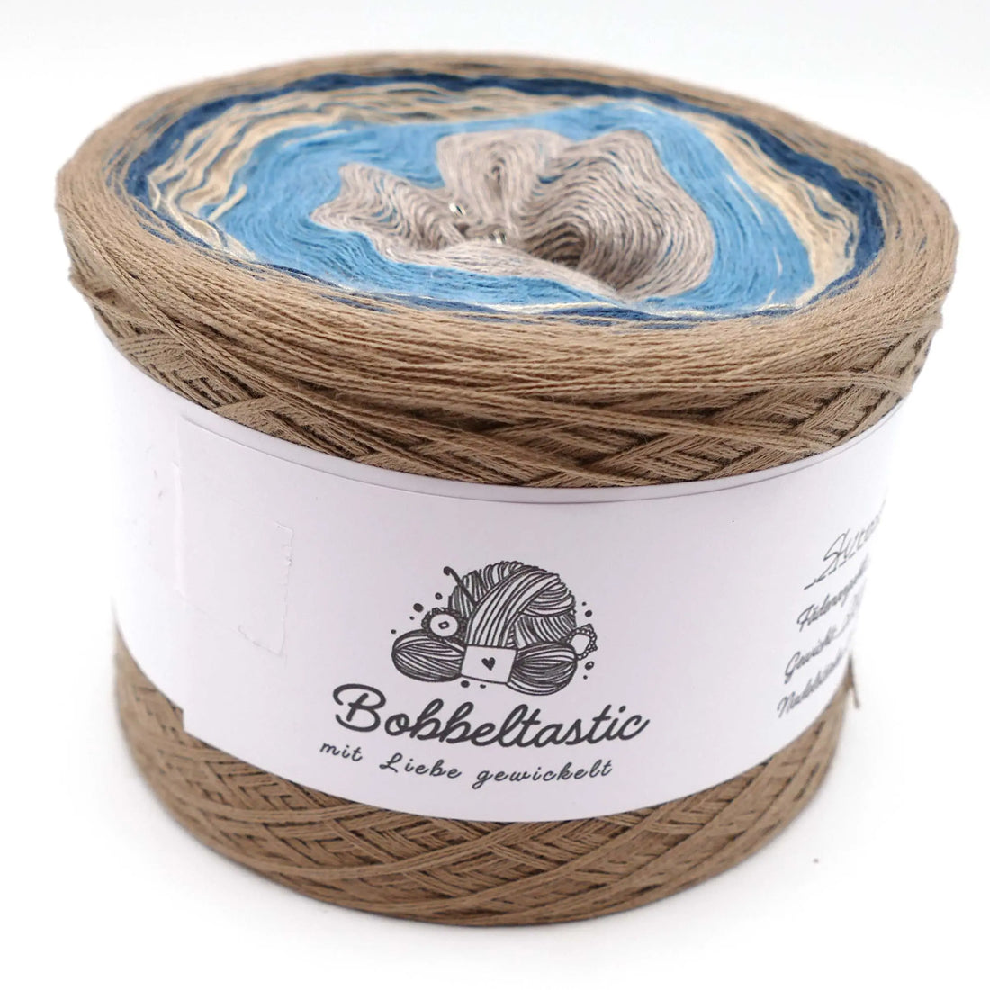 Bobbel Farbverlaufsgarn Sturmtief Bobbeltastic