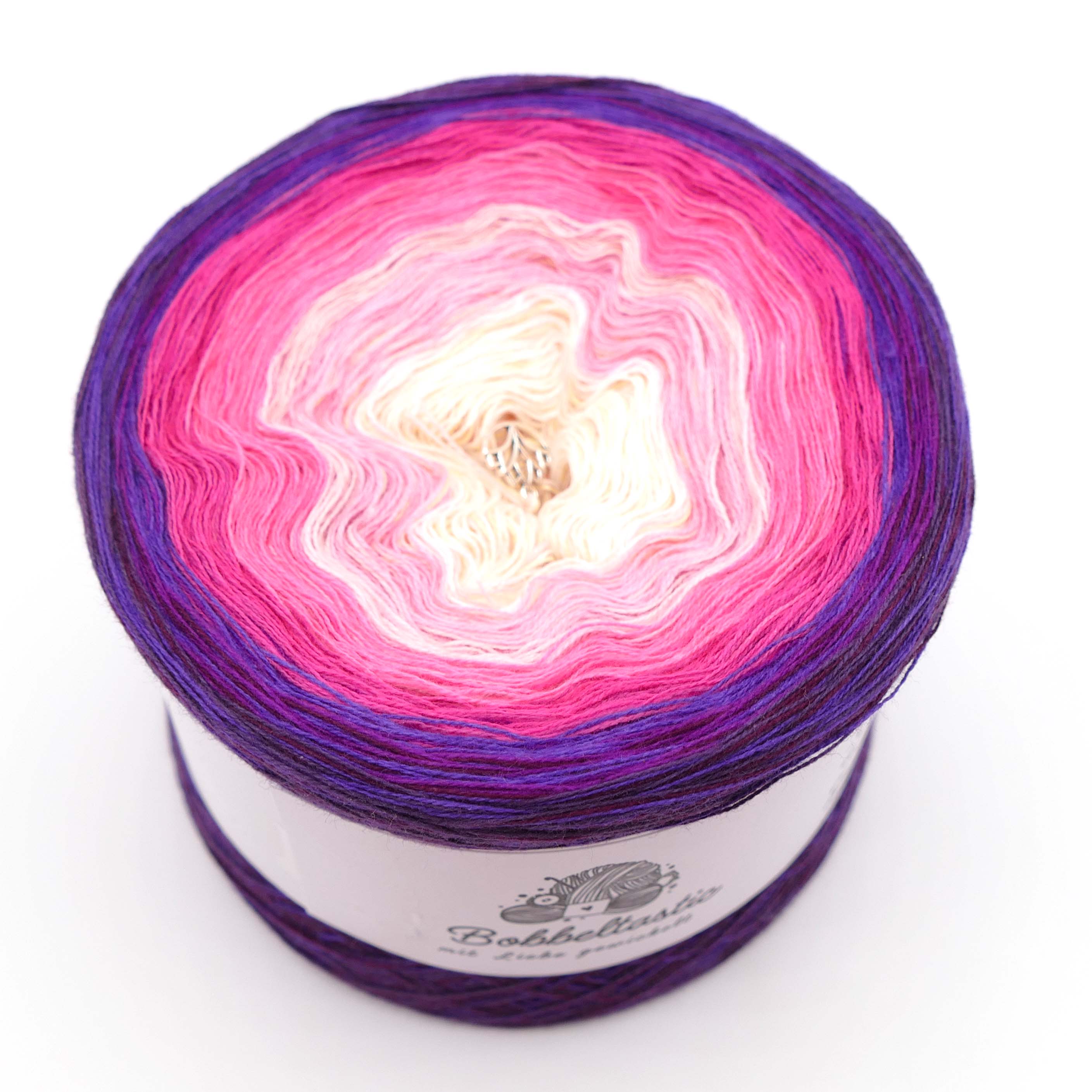 Bobbel Farbverlaufsgarn Vortex Pink Shot