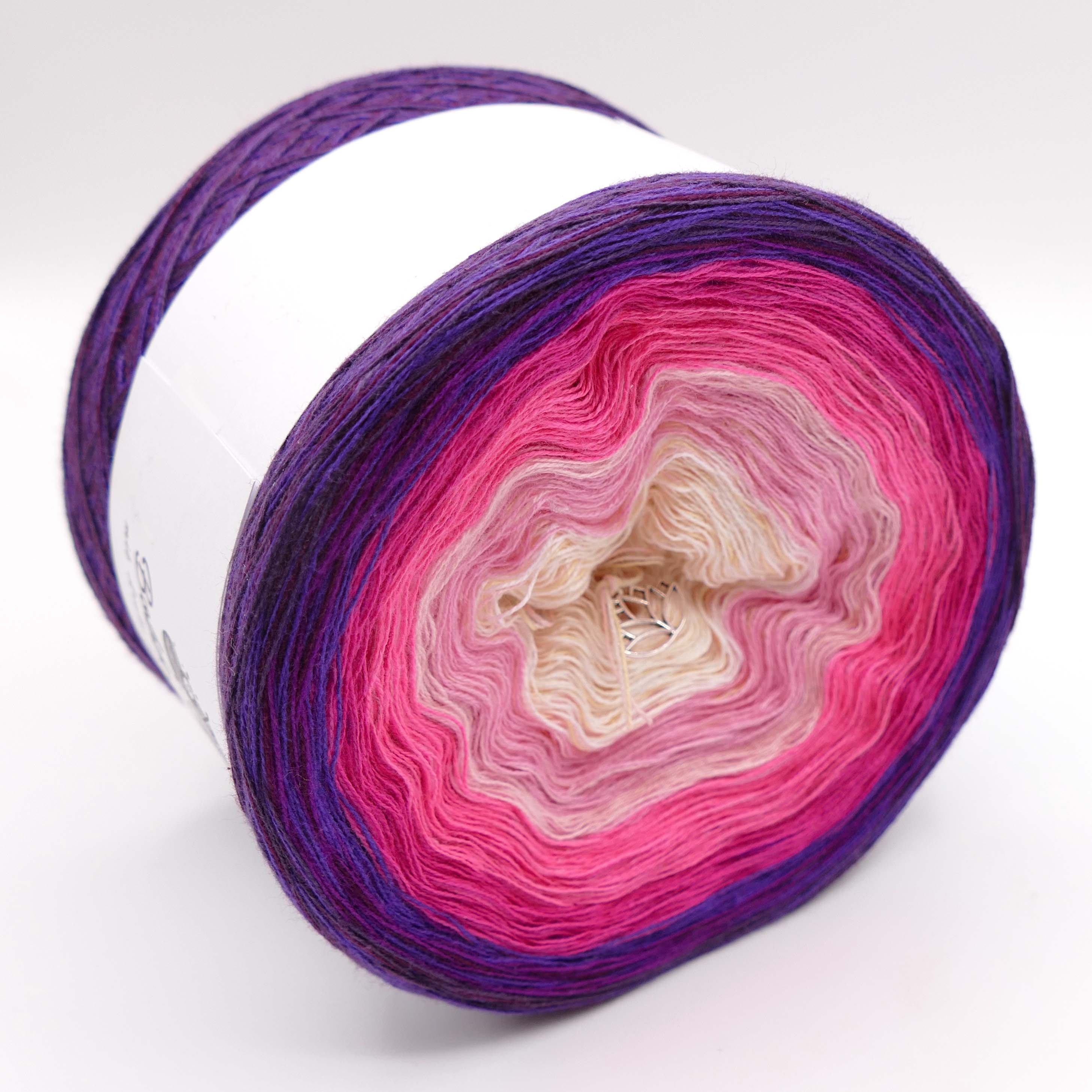 Bobbel Farbverlaufsgarn Vortex Pink Shot