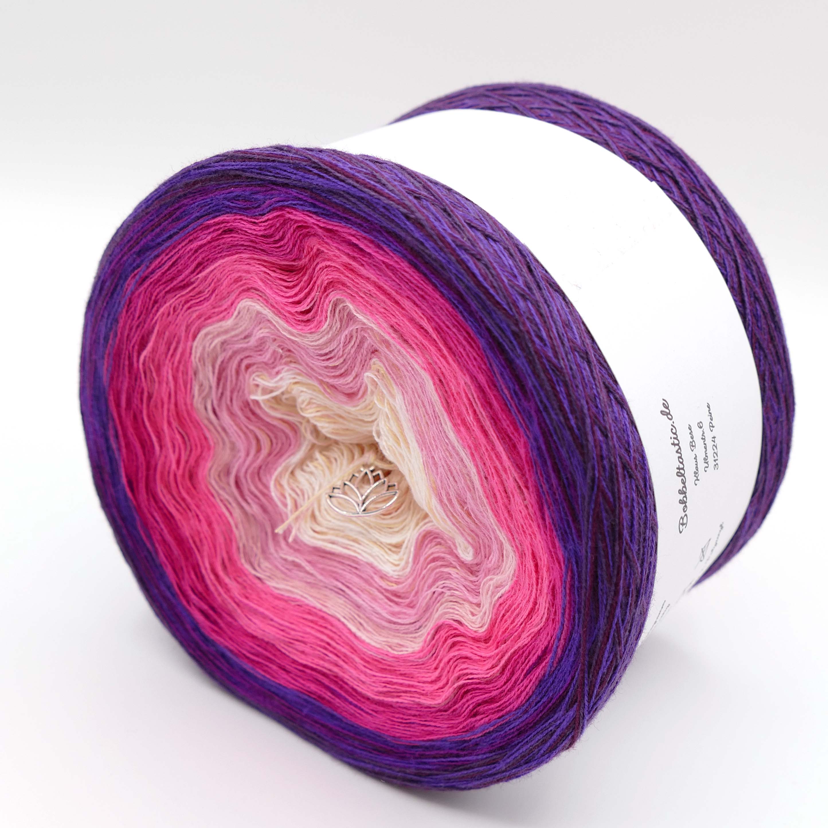 Bobbel Farbverlaufsgarn Vortex Pink Shot