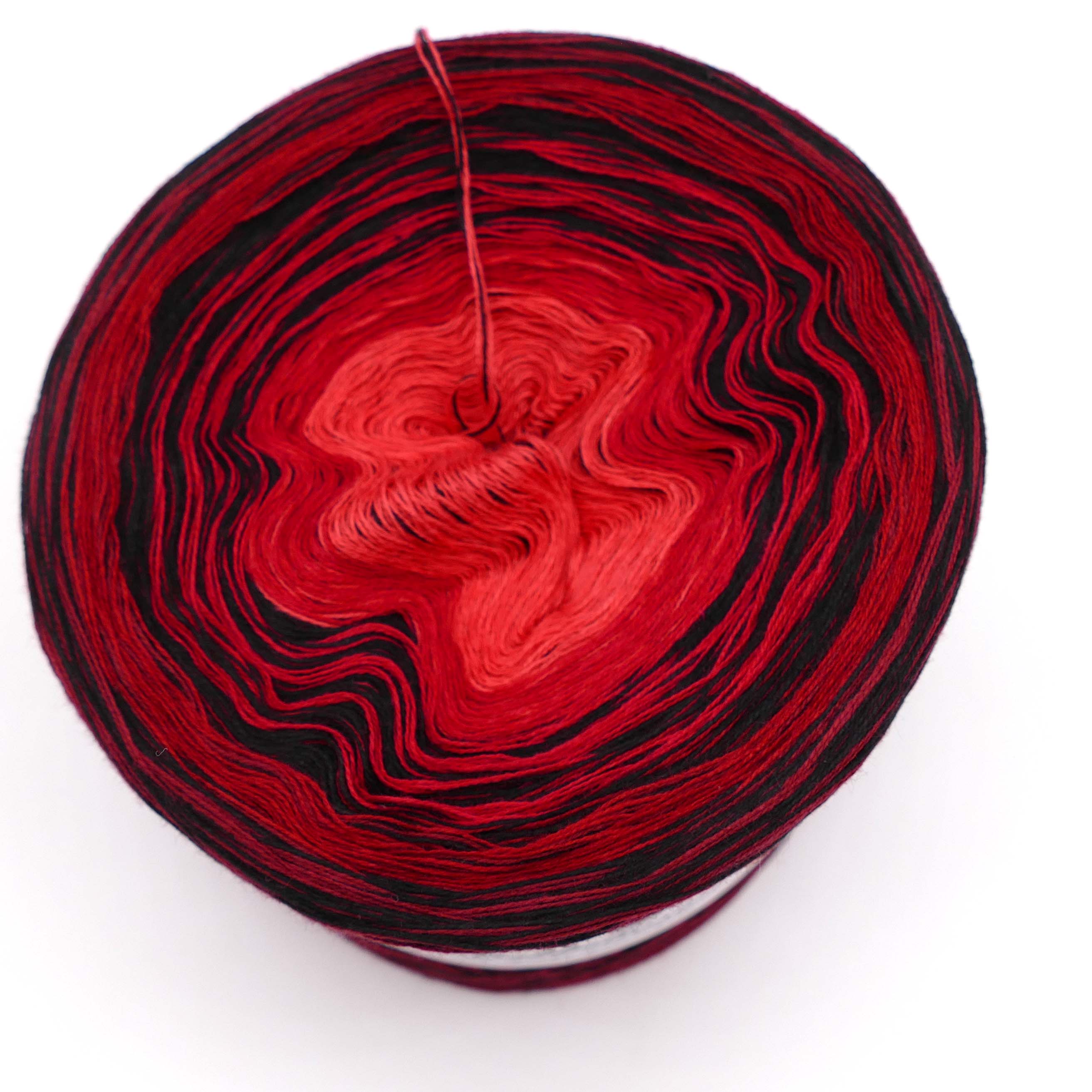 Bobbel Farbverlaufsgarn Glutstrom Vortex