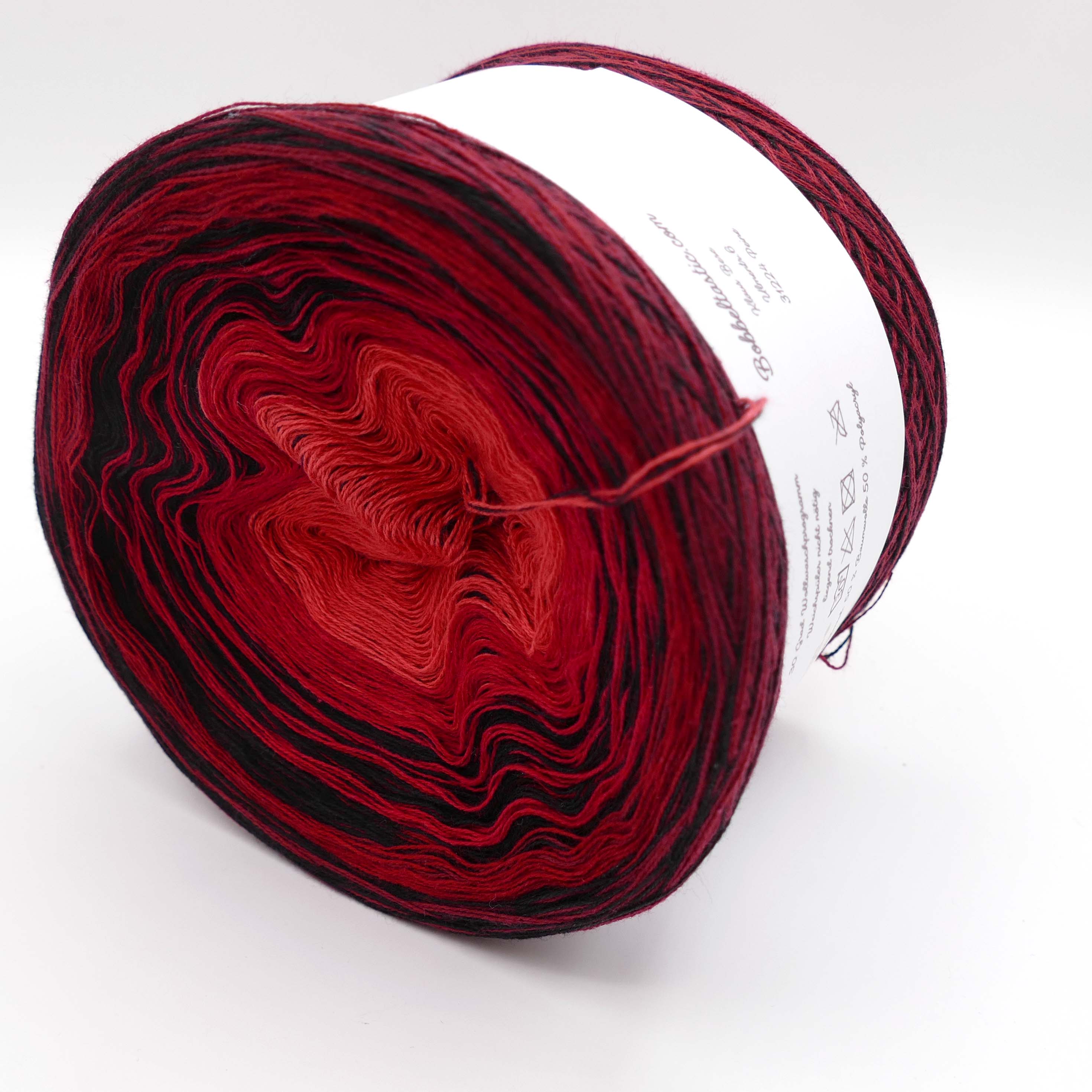 Bobbel Farbverlaufsgarn Glutstrom Vortex