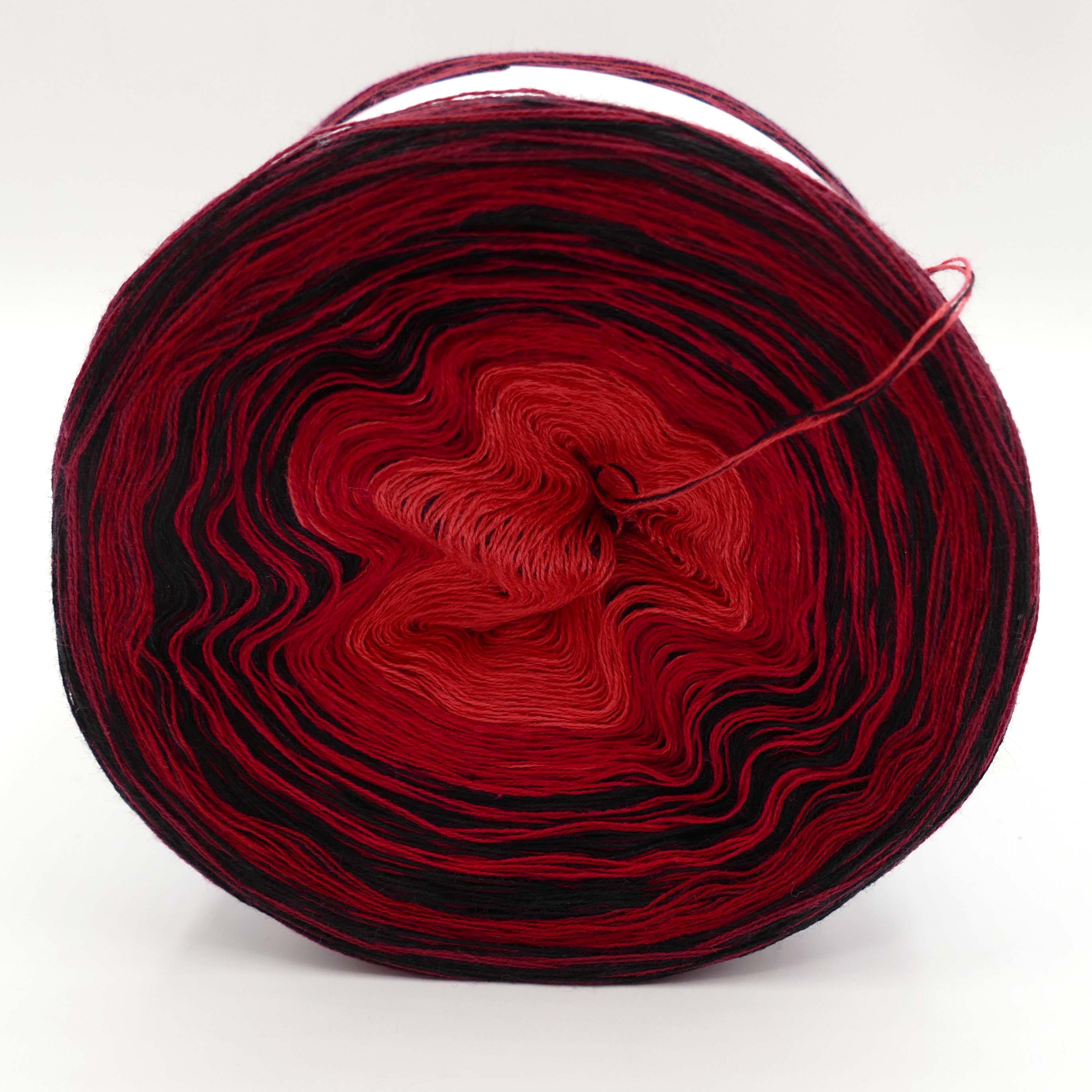 Bobbel Farbverlaufsgarn Glutstrom Vortex