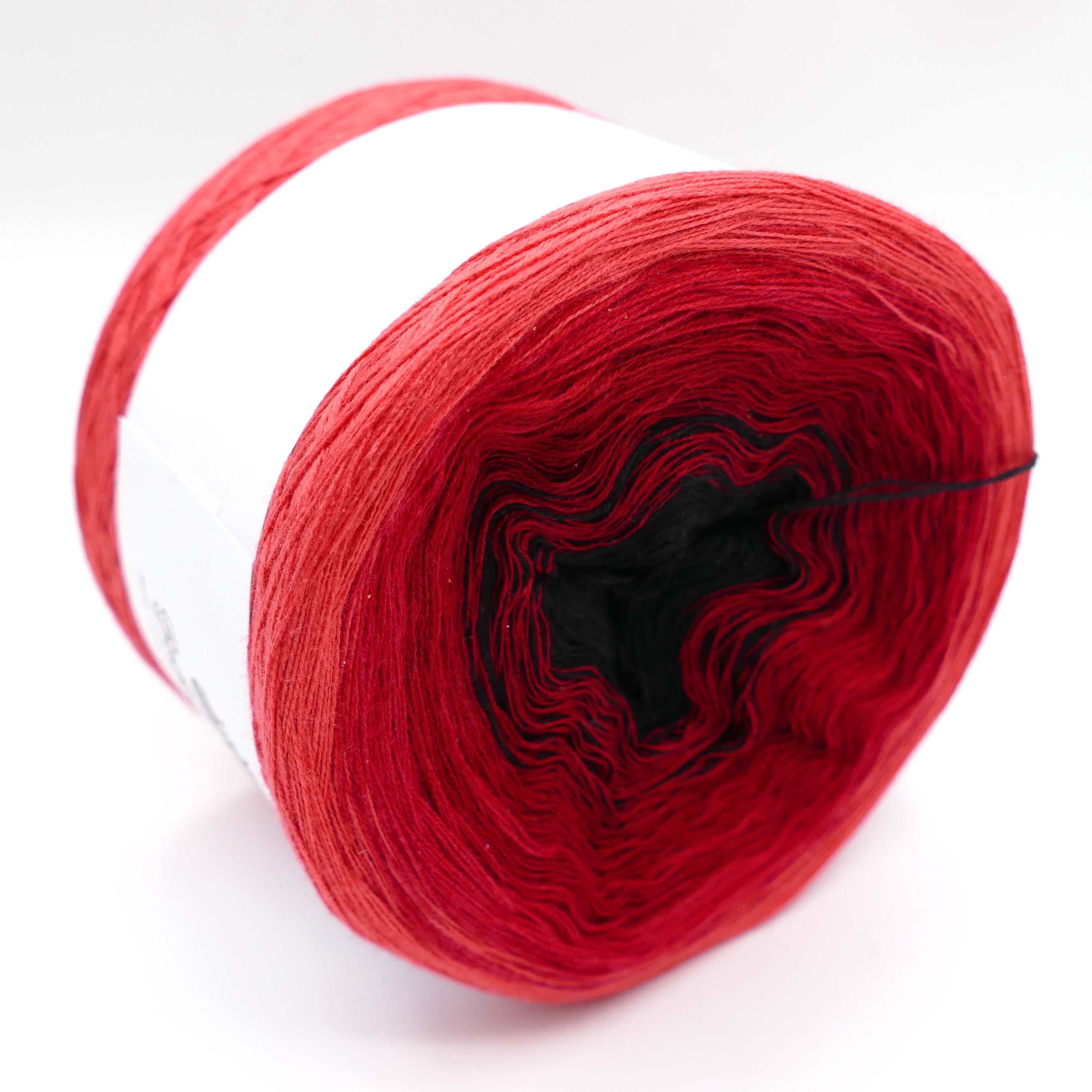 Bobbel Farbverlaufsgarn schwarze Rose