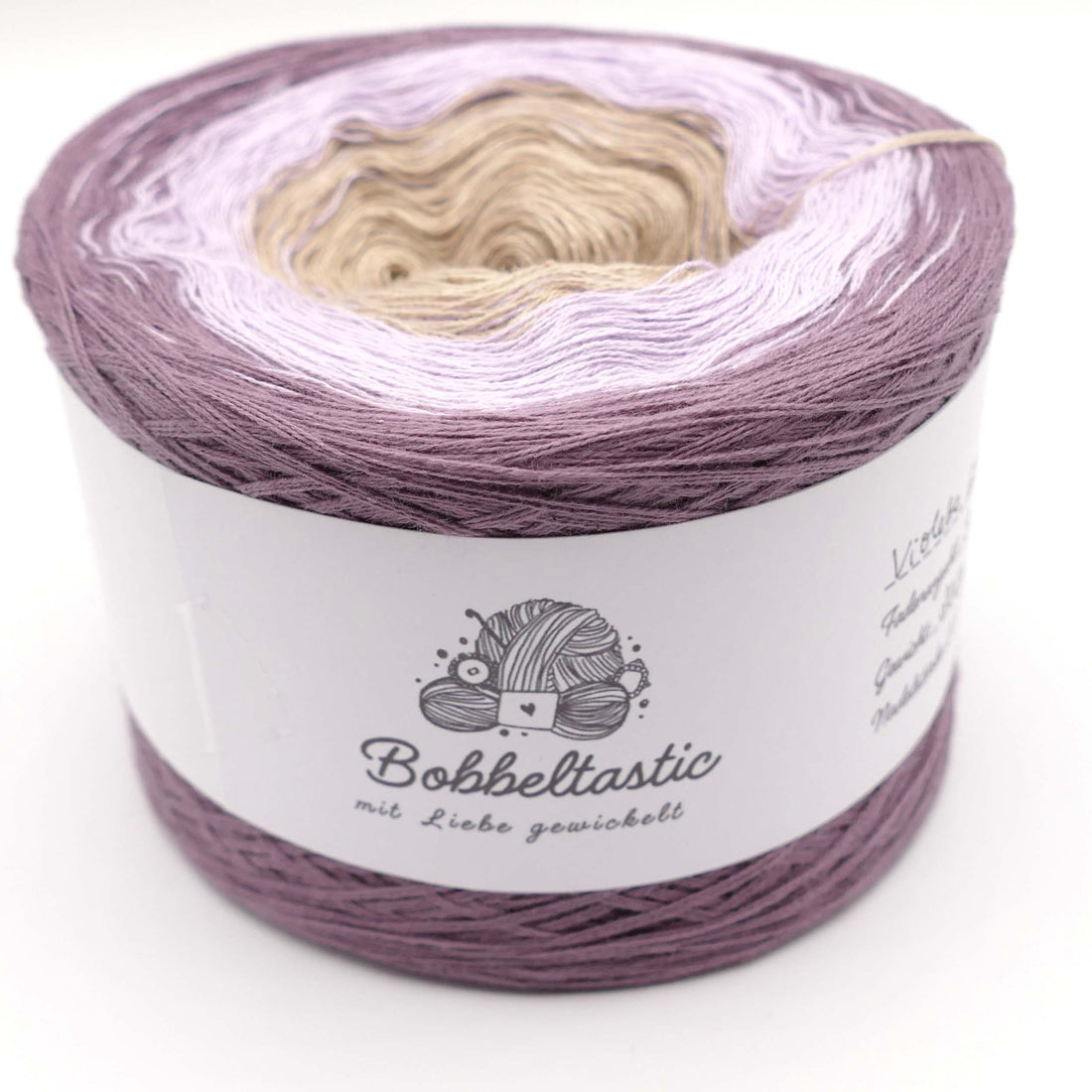 Bobbel Farbverlaufsgarn violette Eleganz
