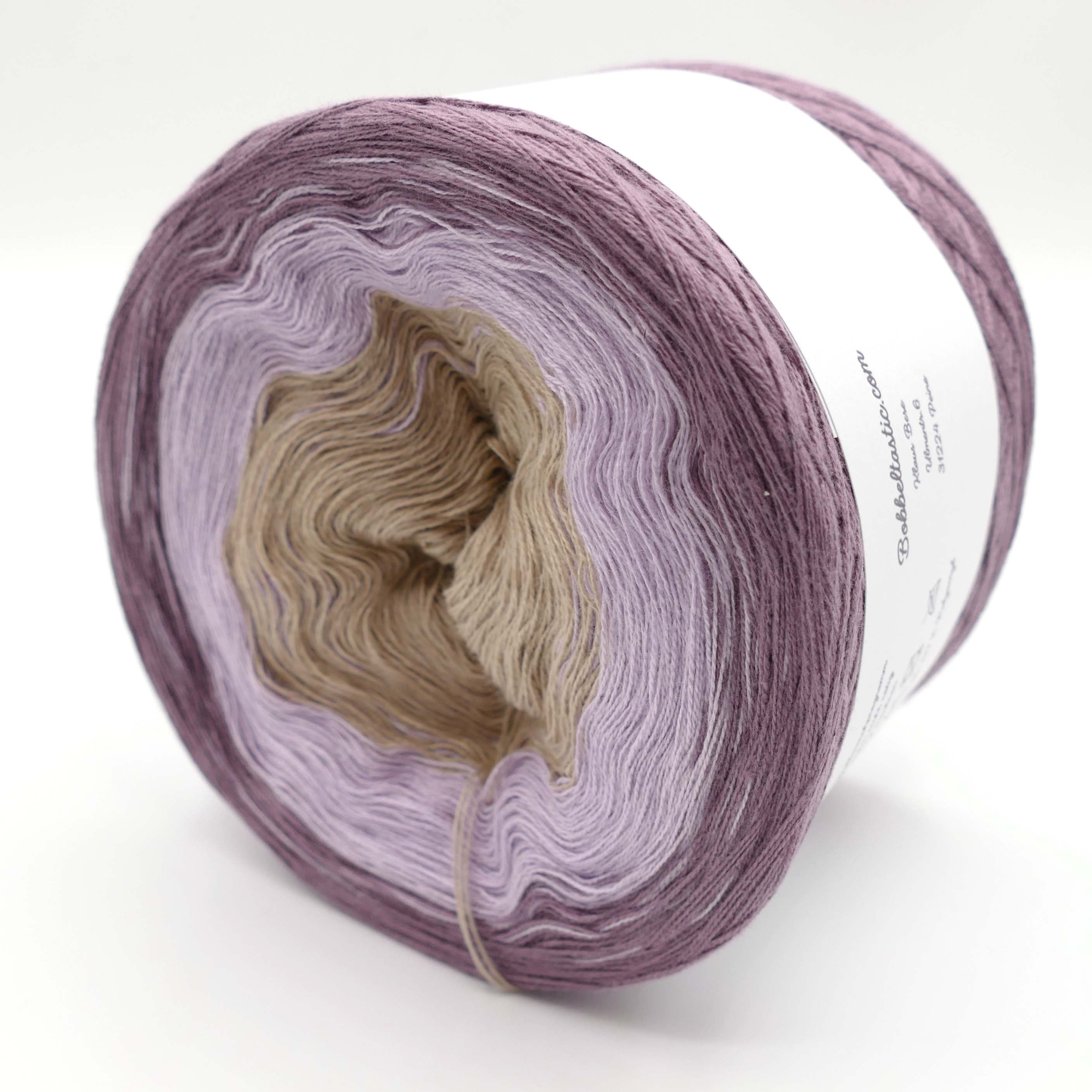 Bobbel Farbverlaufsgarn violette Eleganz