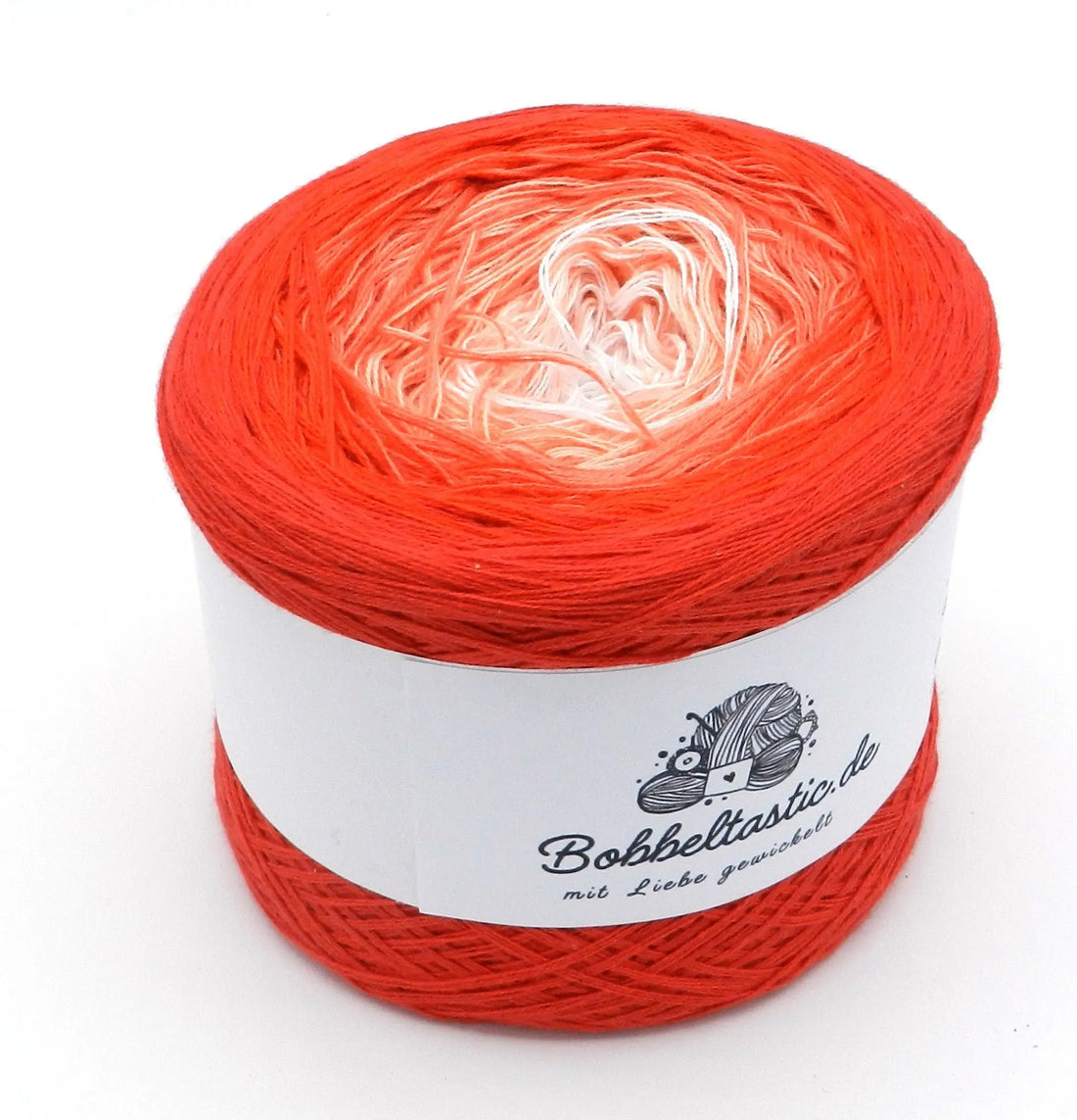 Bobbel Farbverlaufsgarn Lipstick 3-fädig 1,30Eur/100M Wolle Garn Bobbeltastic